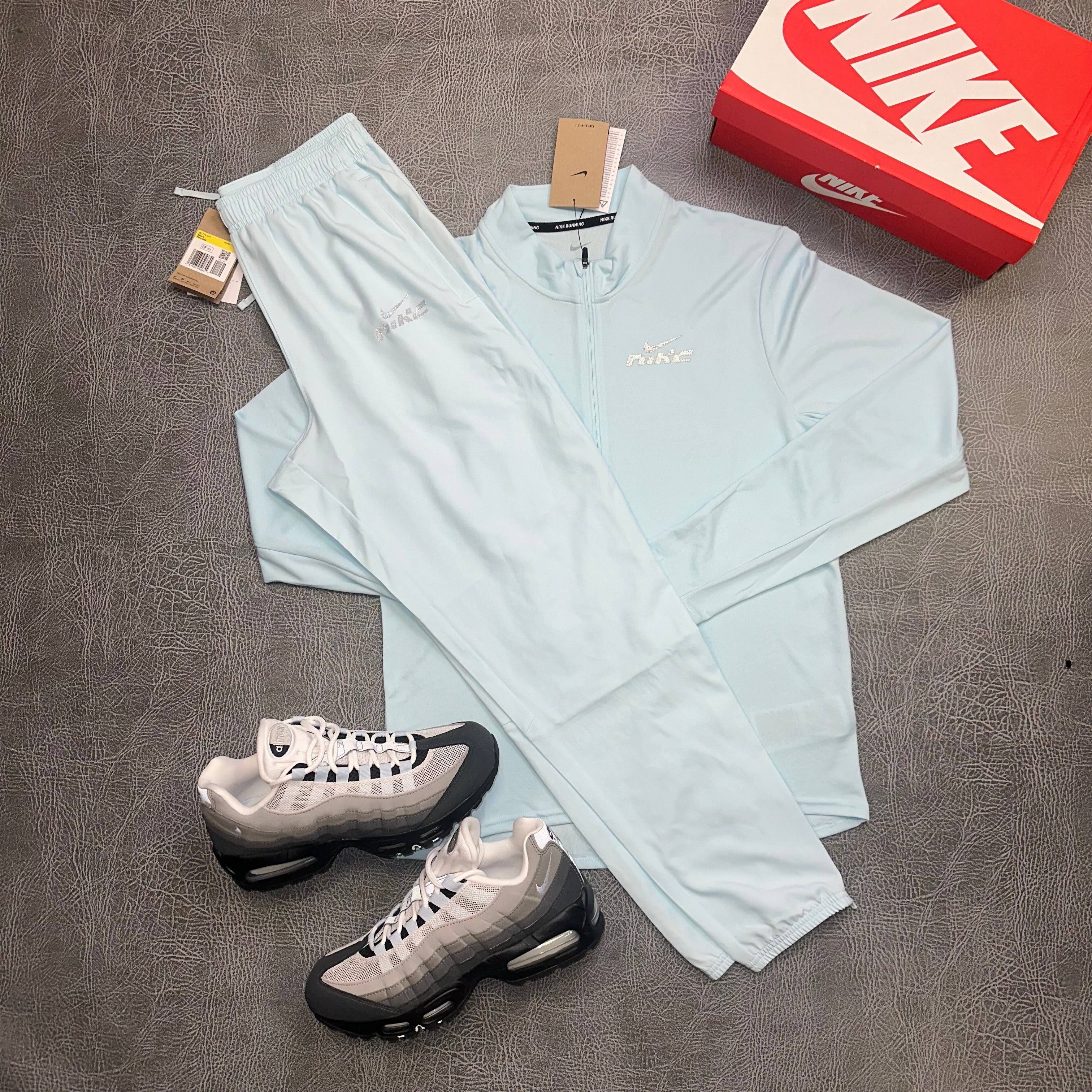 Nike Pacer Half Zip Set Glacier Blue