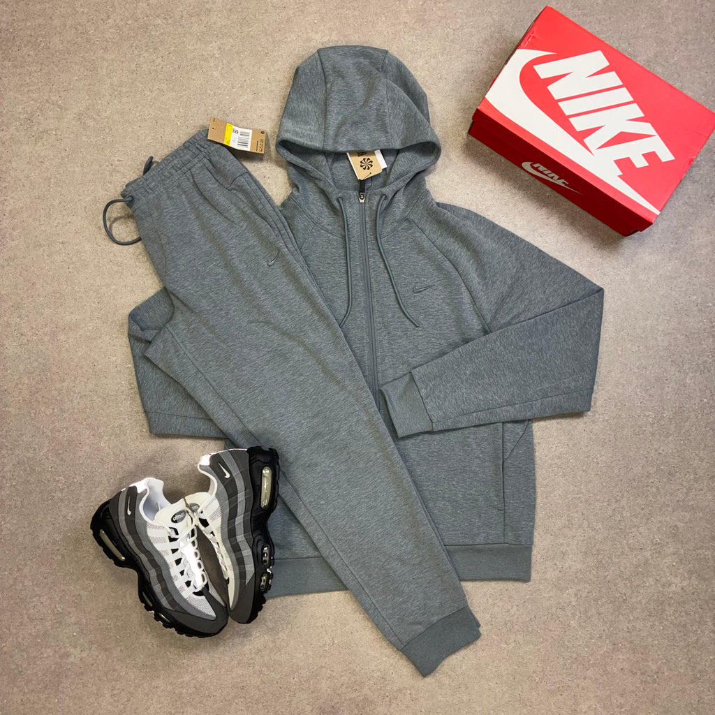 Nike Primary Fleece Tracksuit Cool Grey