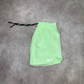 Nike Challenger 5 Inch Shorts Vapour Green lateral side profile