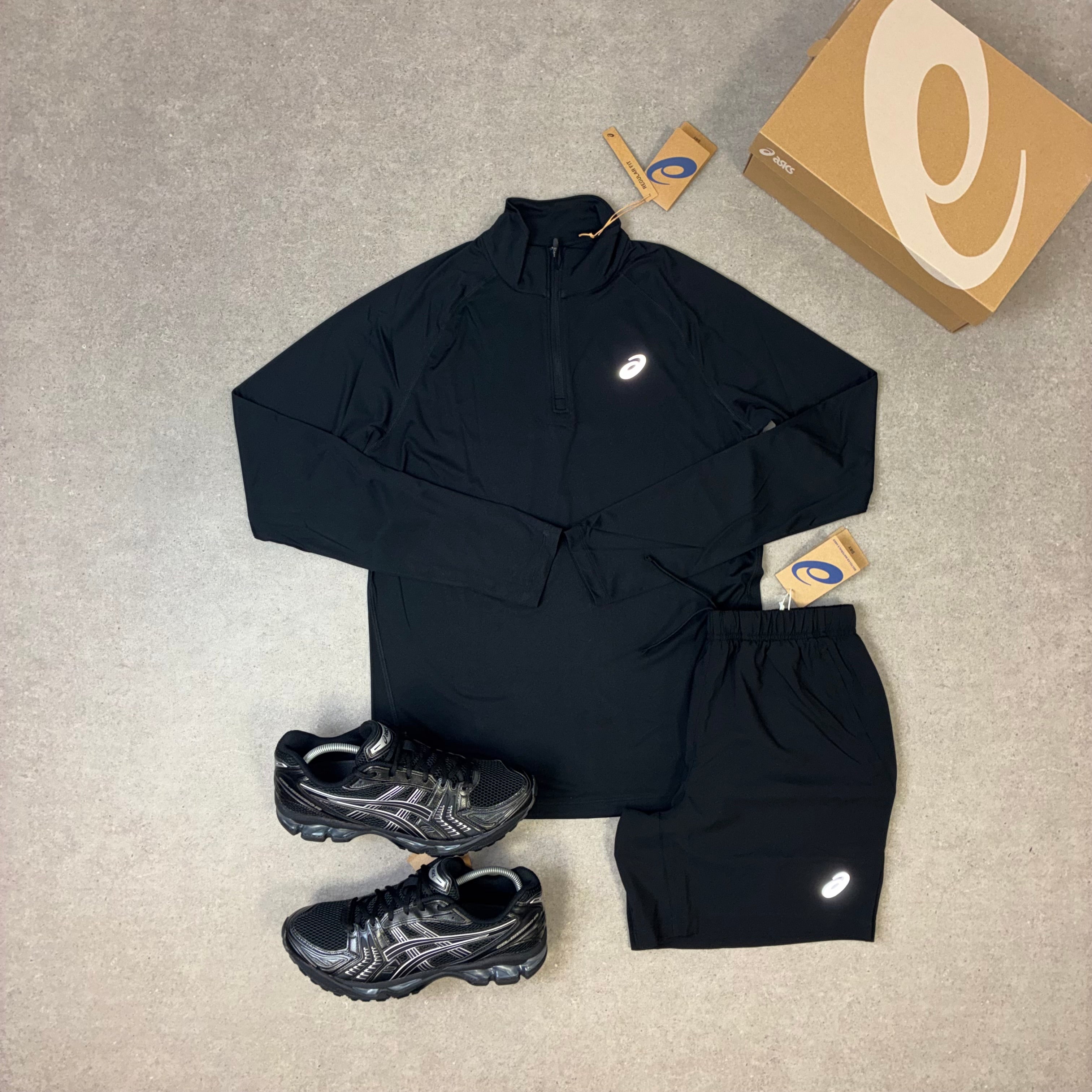 ASICS Sport Half Zip Performance Black