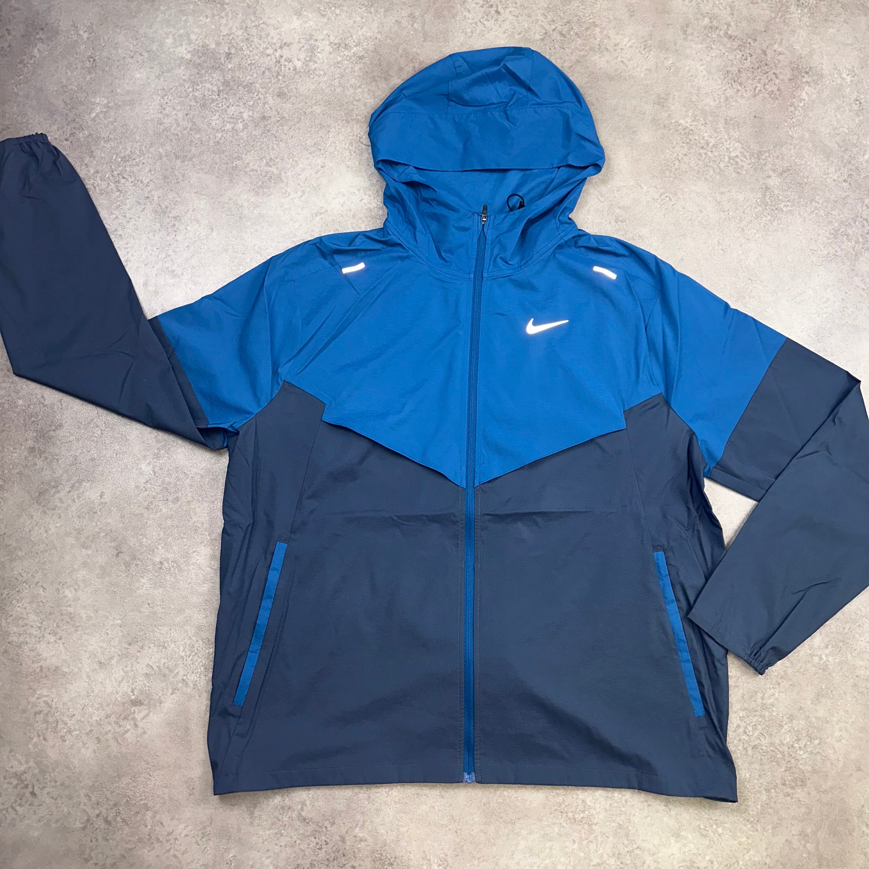 Nike Windbreaker Jacket Spark / Thunder Blue front view