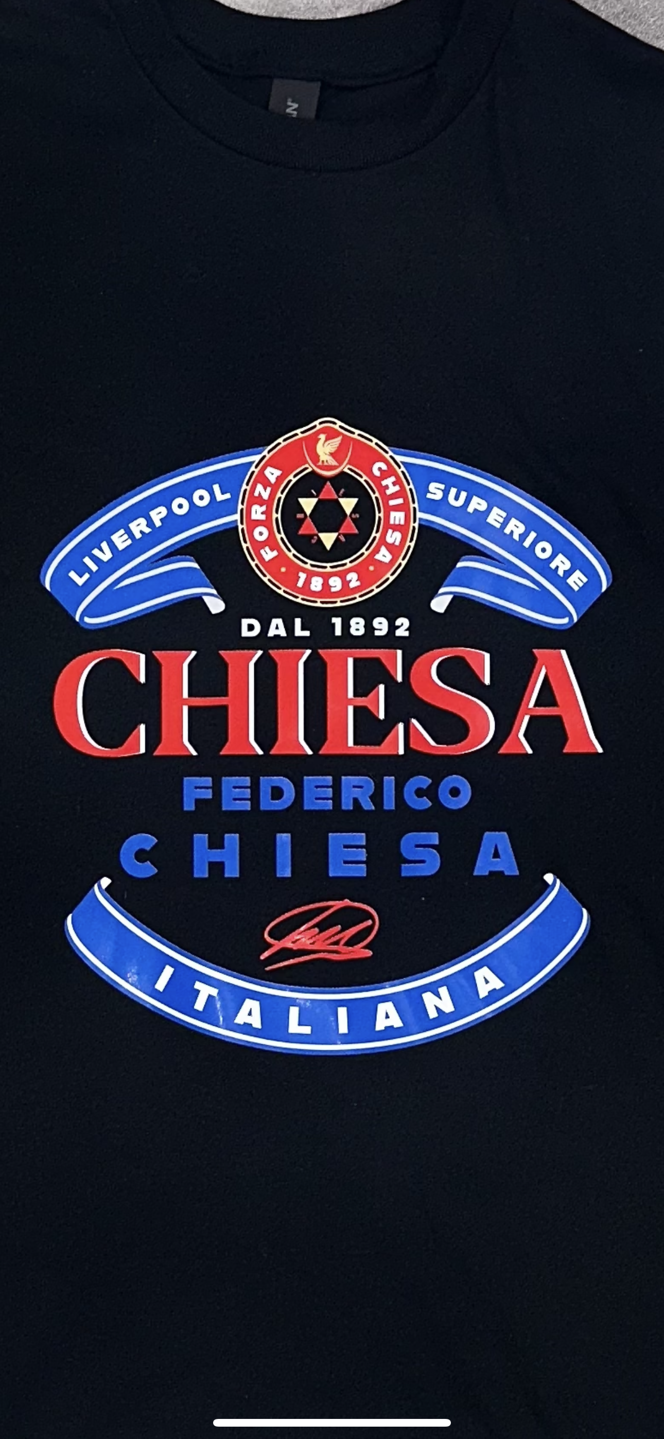 Pint of Chiesa T-shirt - Black flat lay