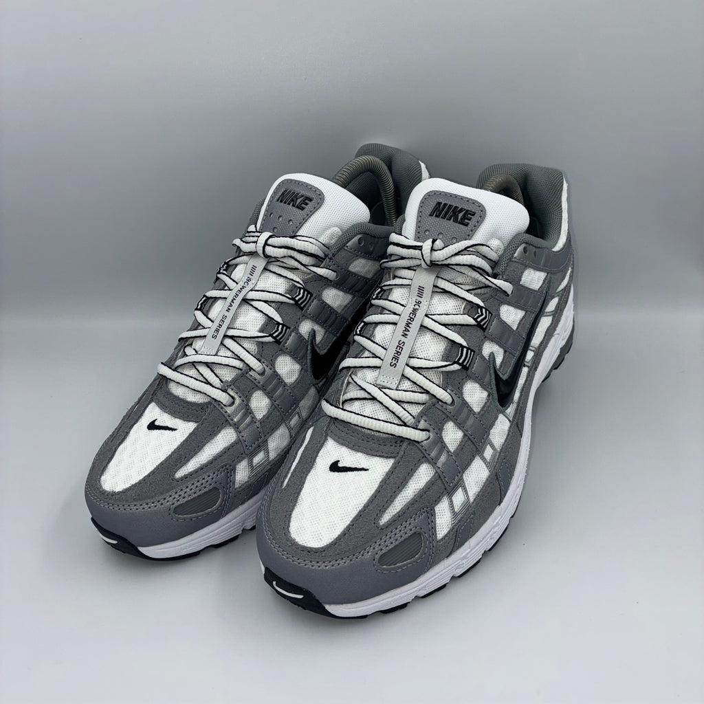 Nike P-6000 White / Black-Mtlc Cool Grey