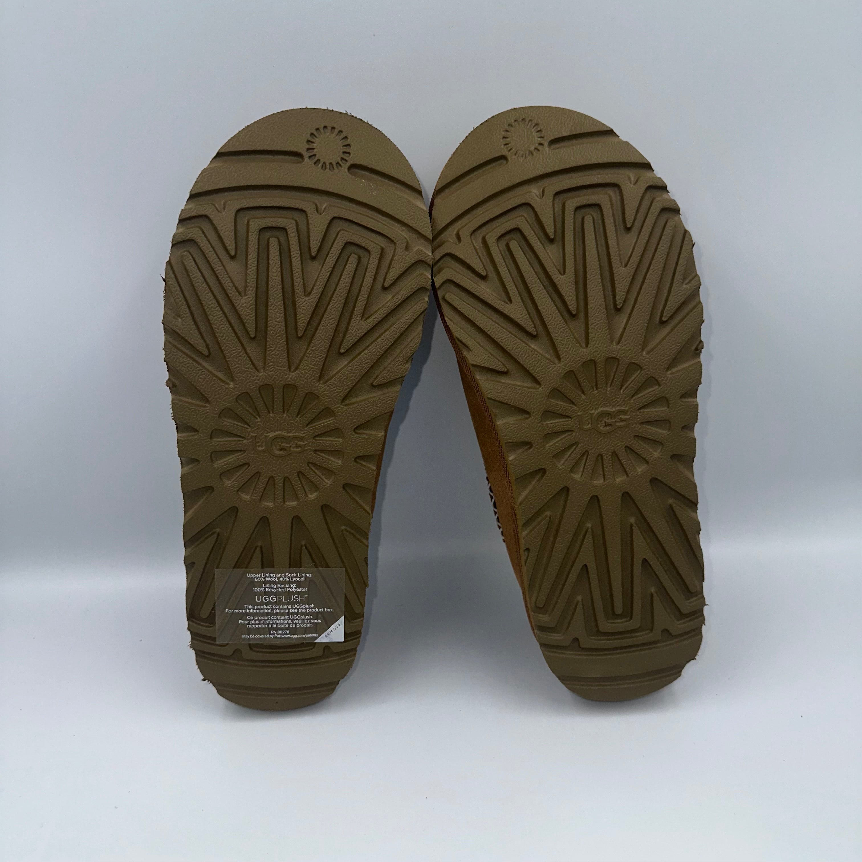 Ugg Chestnut Tasmin UK 4 heel and counter detail