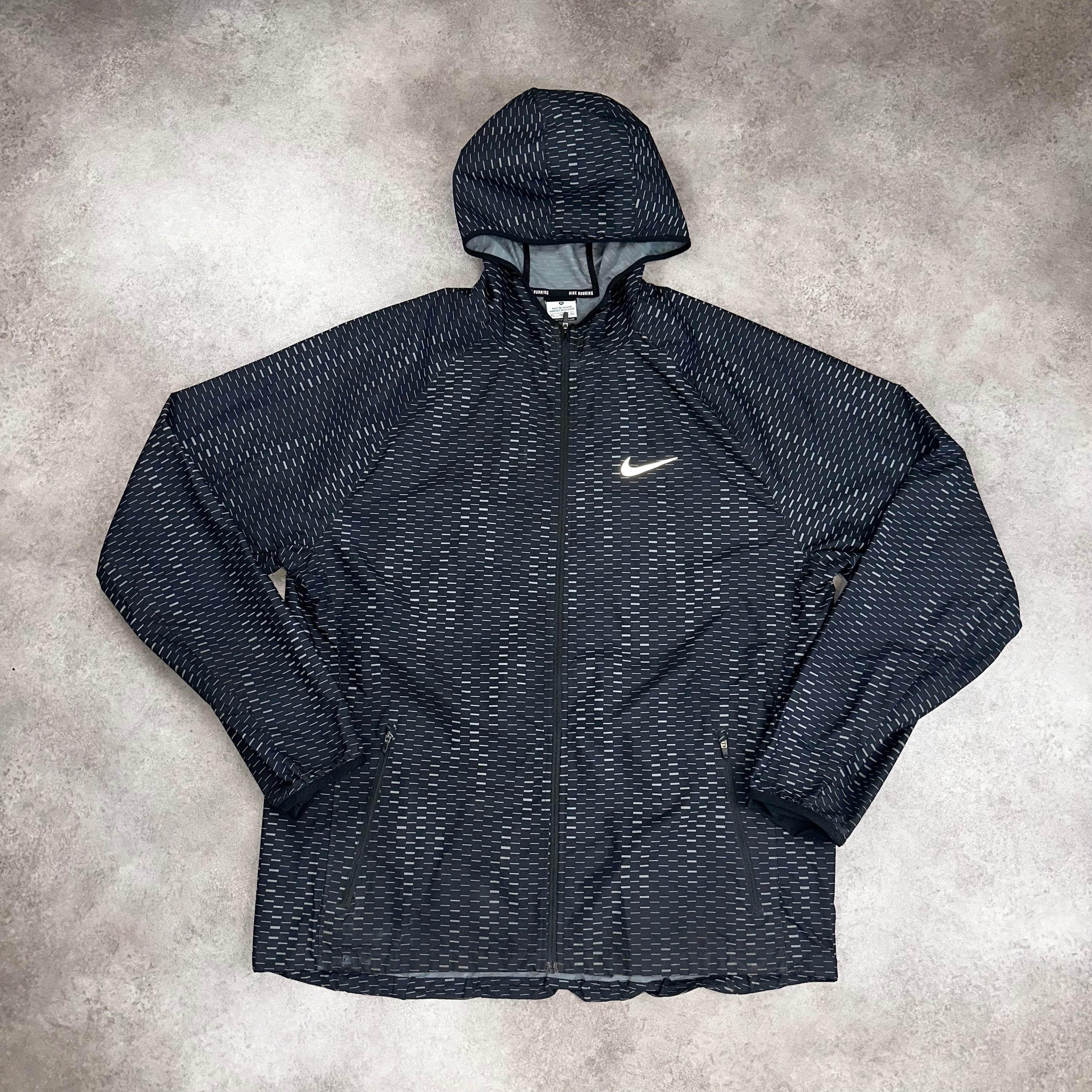 Nike Jacket Black / Grey front view
