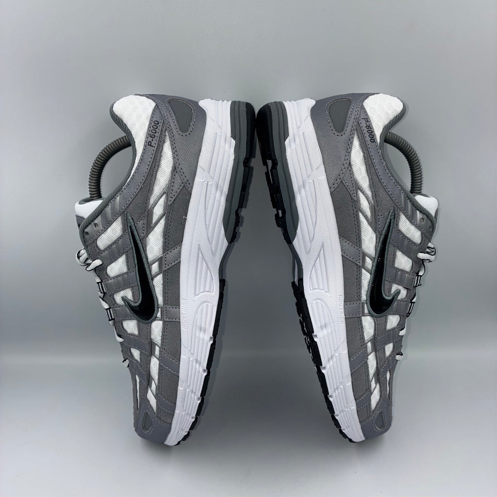 Nike P-6000 White / Black-Mtlc Cool Grey