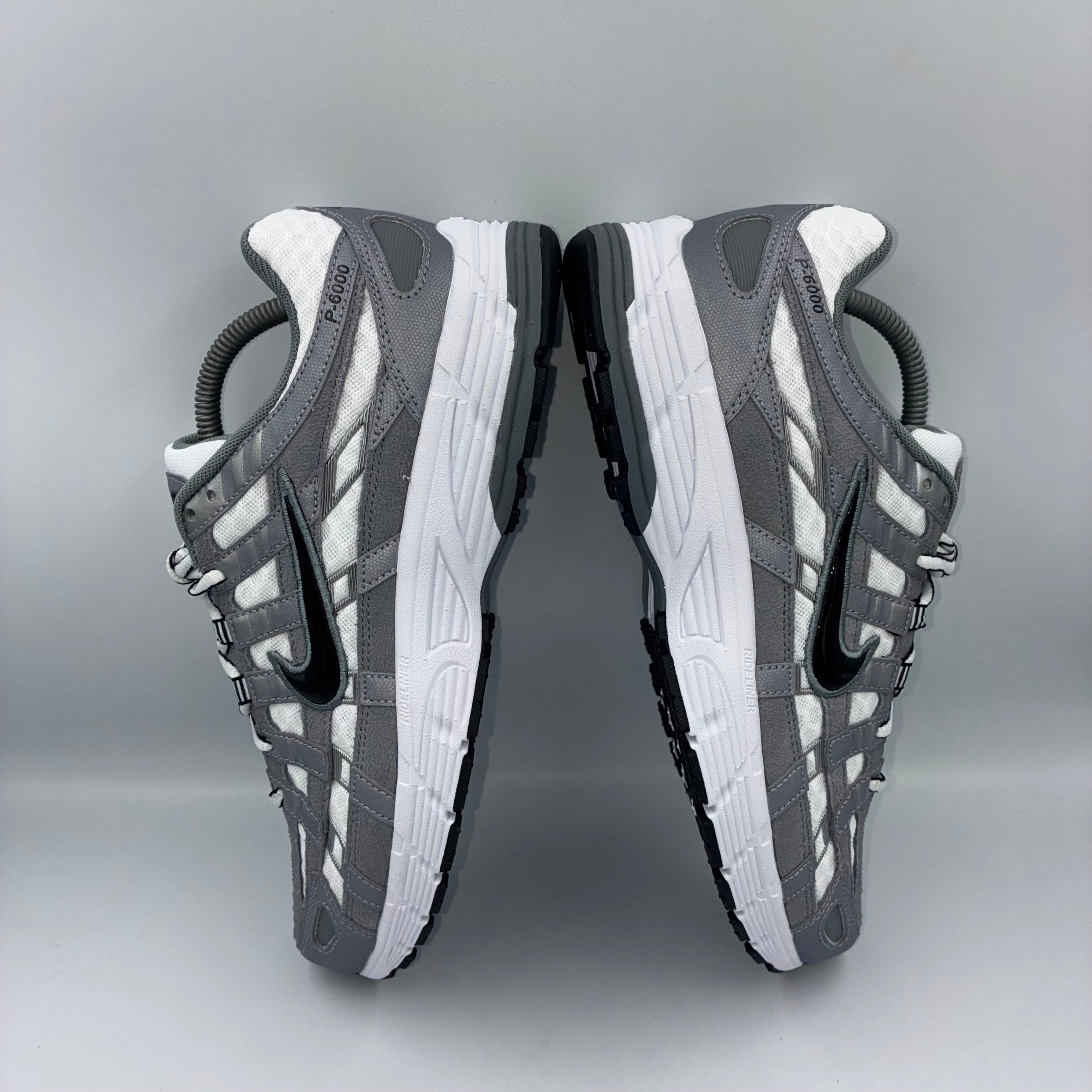 Nike P-6000 White / Black-Mtlc Cool Grey