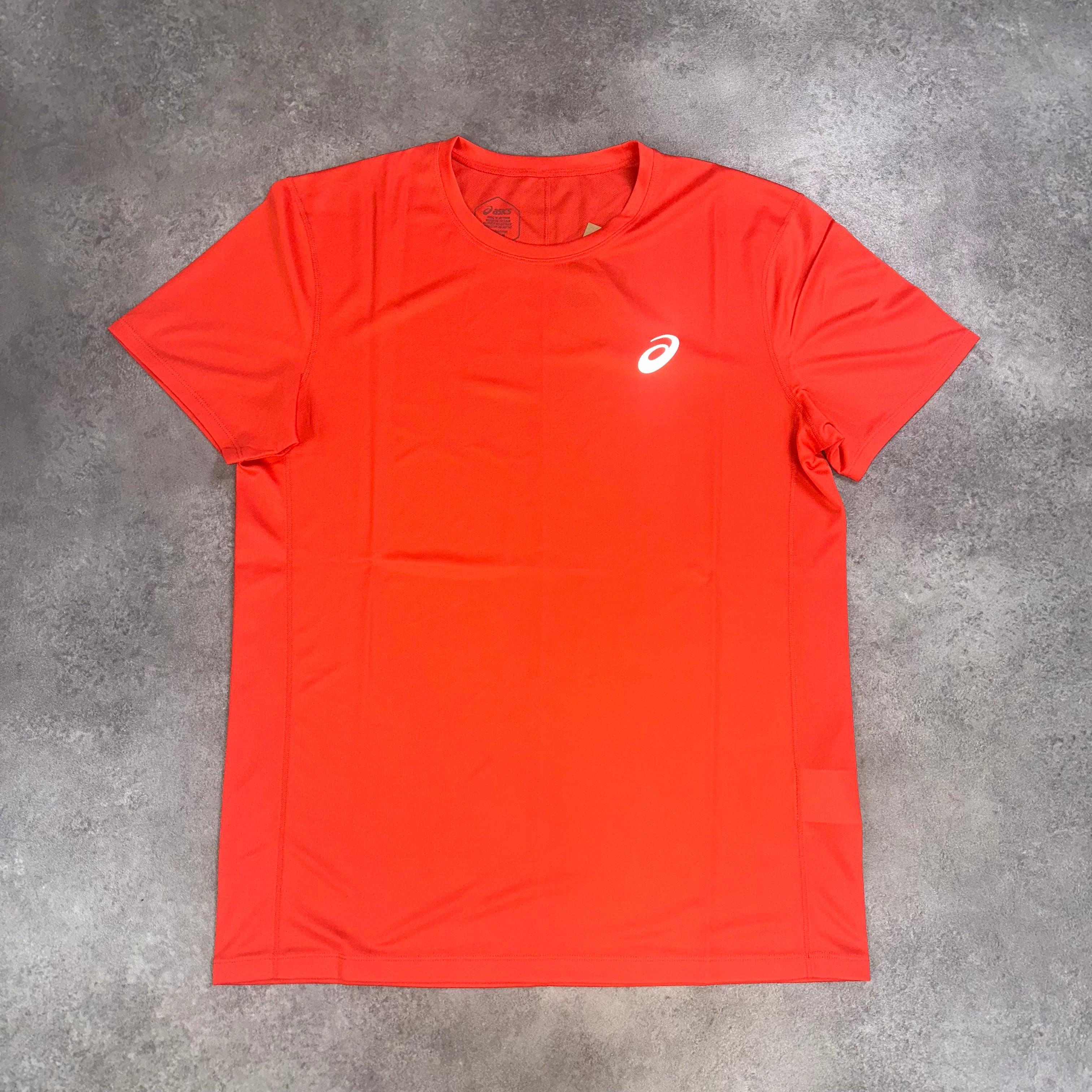 ASICS Core SS T-shirt Red front view