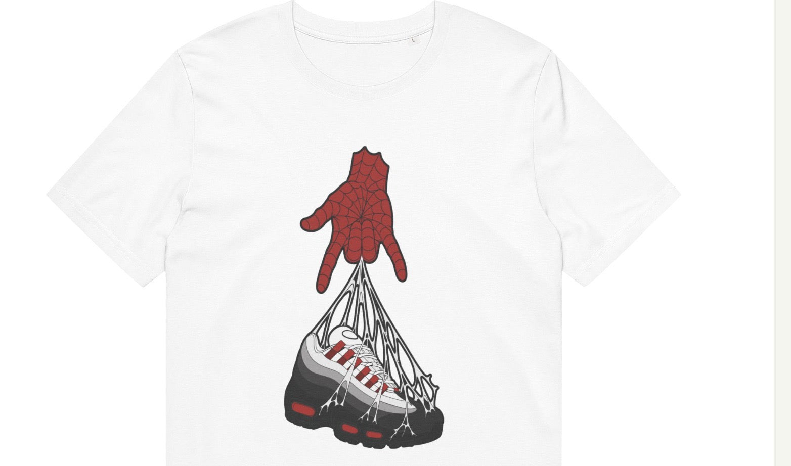 Spider Webs T-Shirt - White