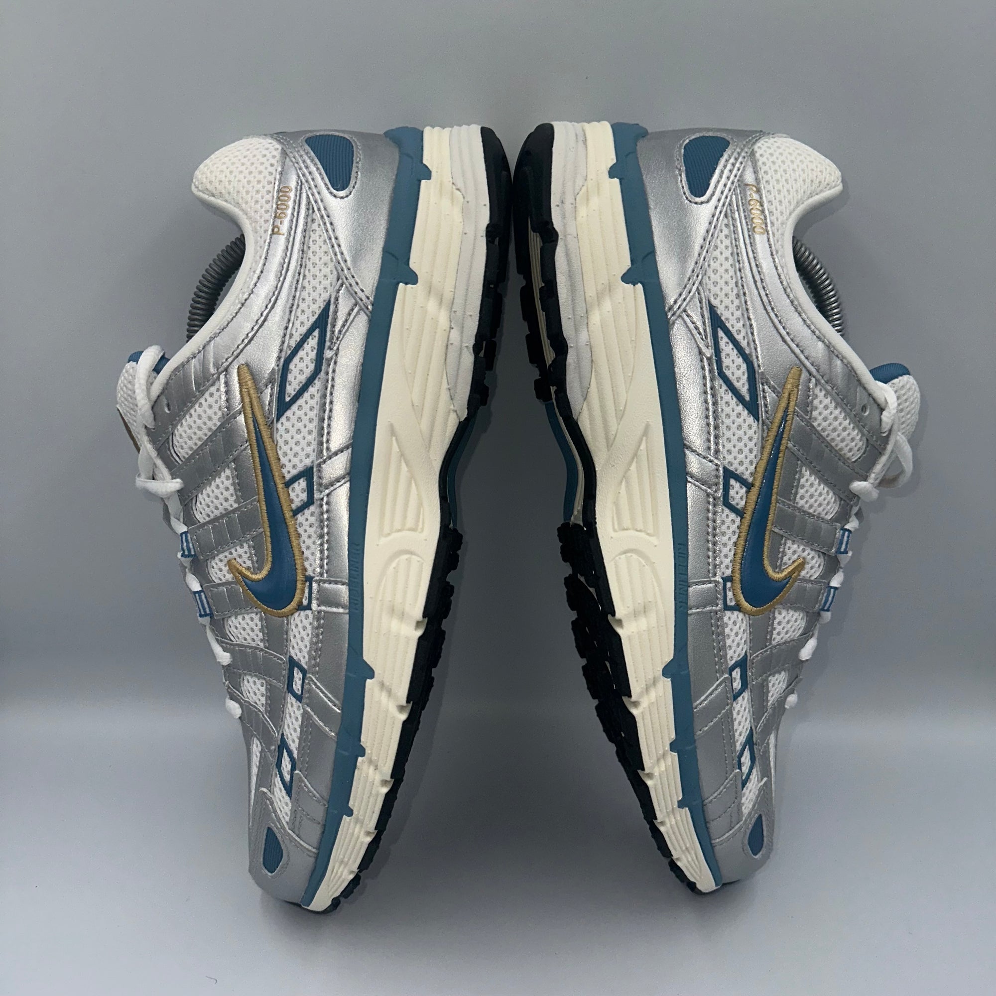 Nike P-6000 White / Aegean Storm UK 9.5