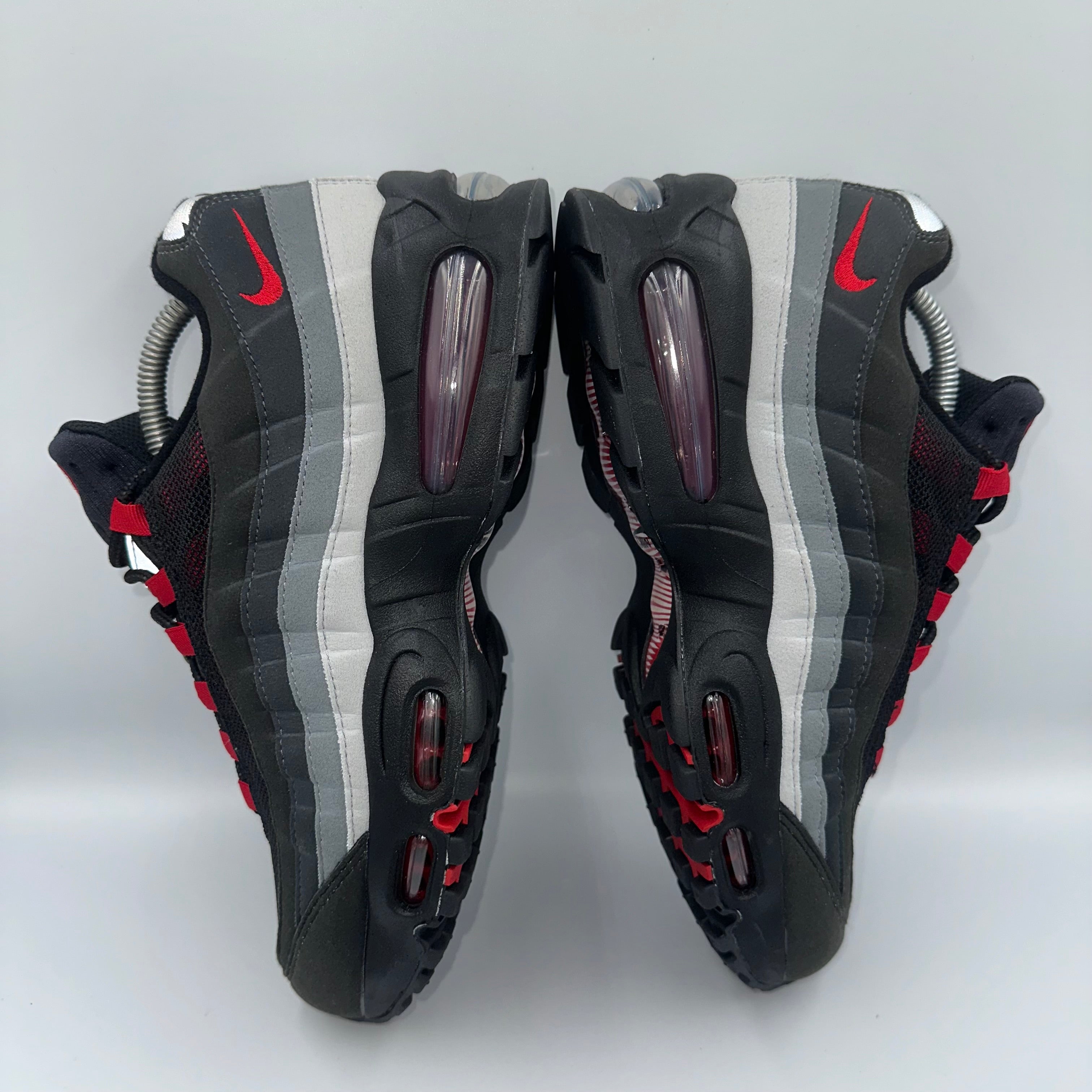 Nike Air Max 95 Liverpool FC “Big Bubble” three-quarter front angle