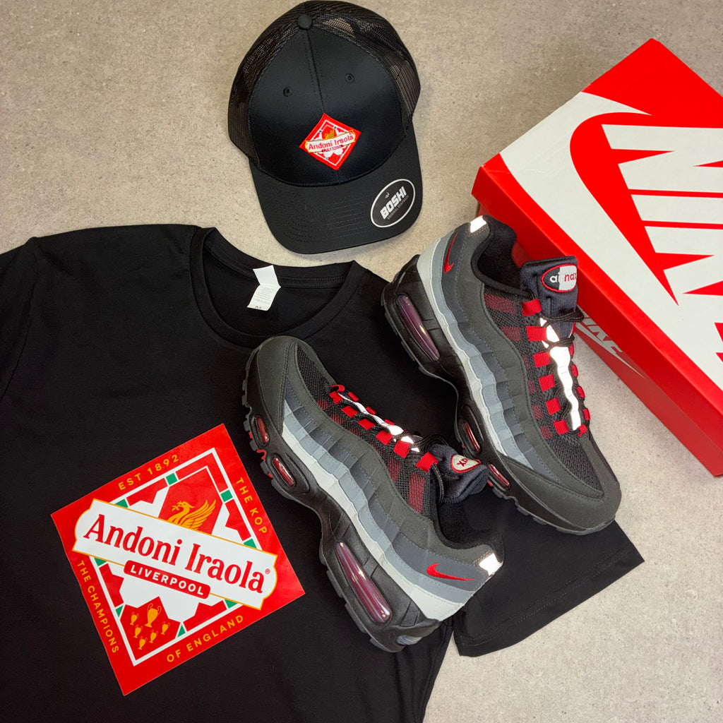 Andoni Iraola Liverpool T-Shirt & Cap - Black