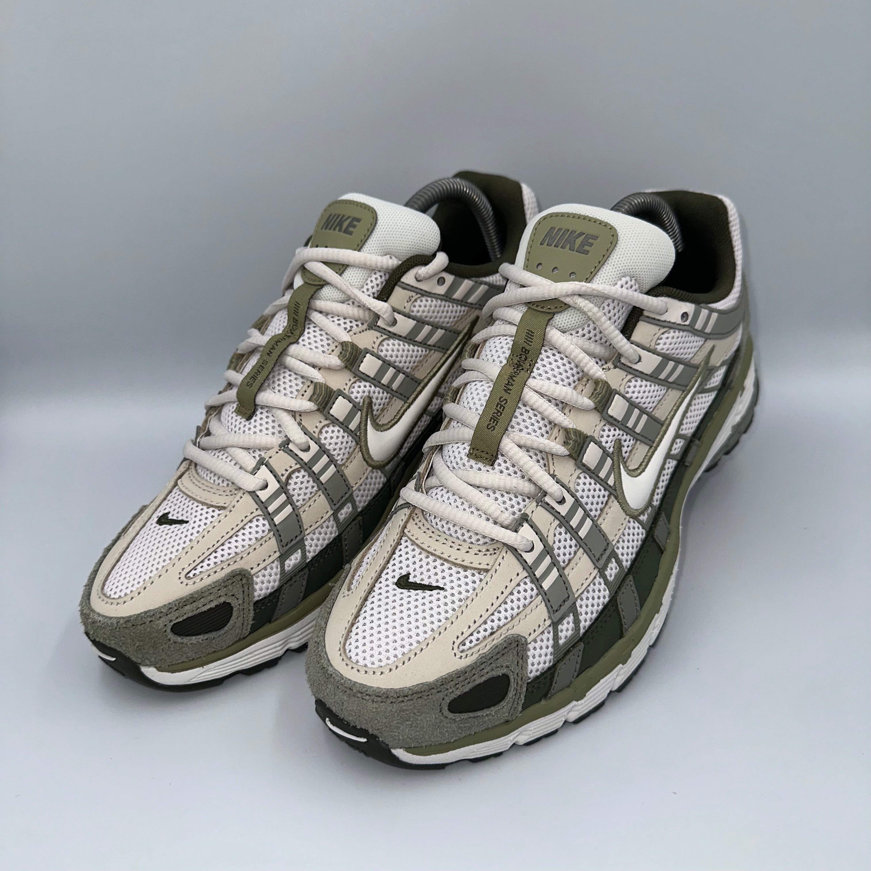 Nike P-6000 Light Army / Cargo Khaki medial side view