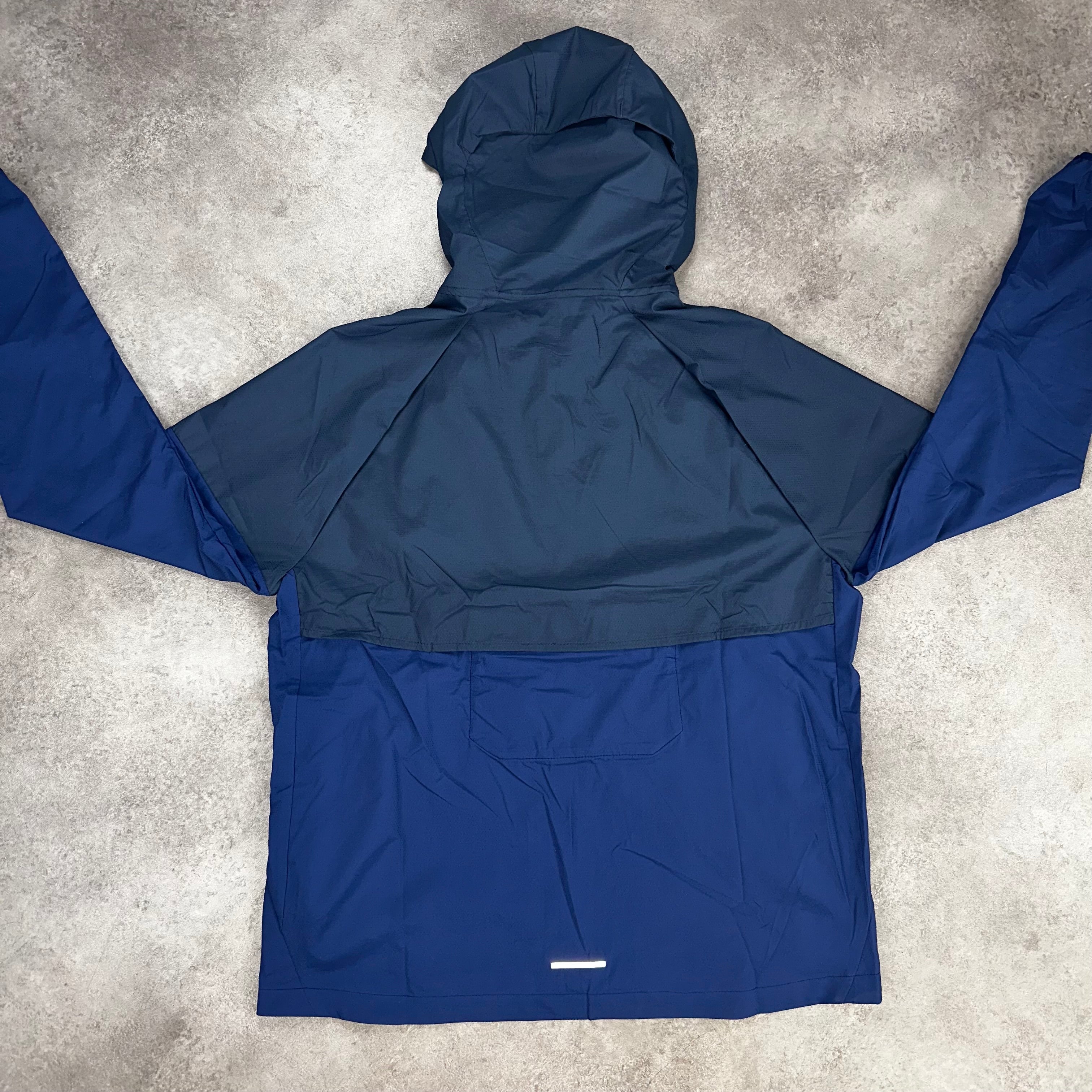 Nike Windbreaker Jacket Thunder Blue back view