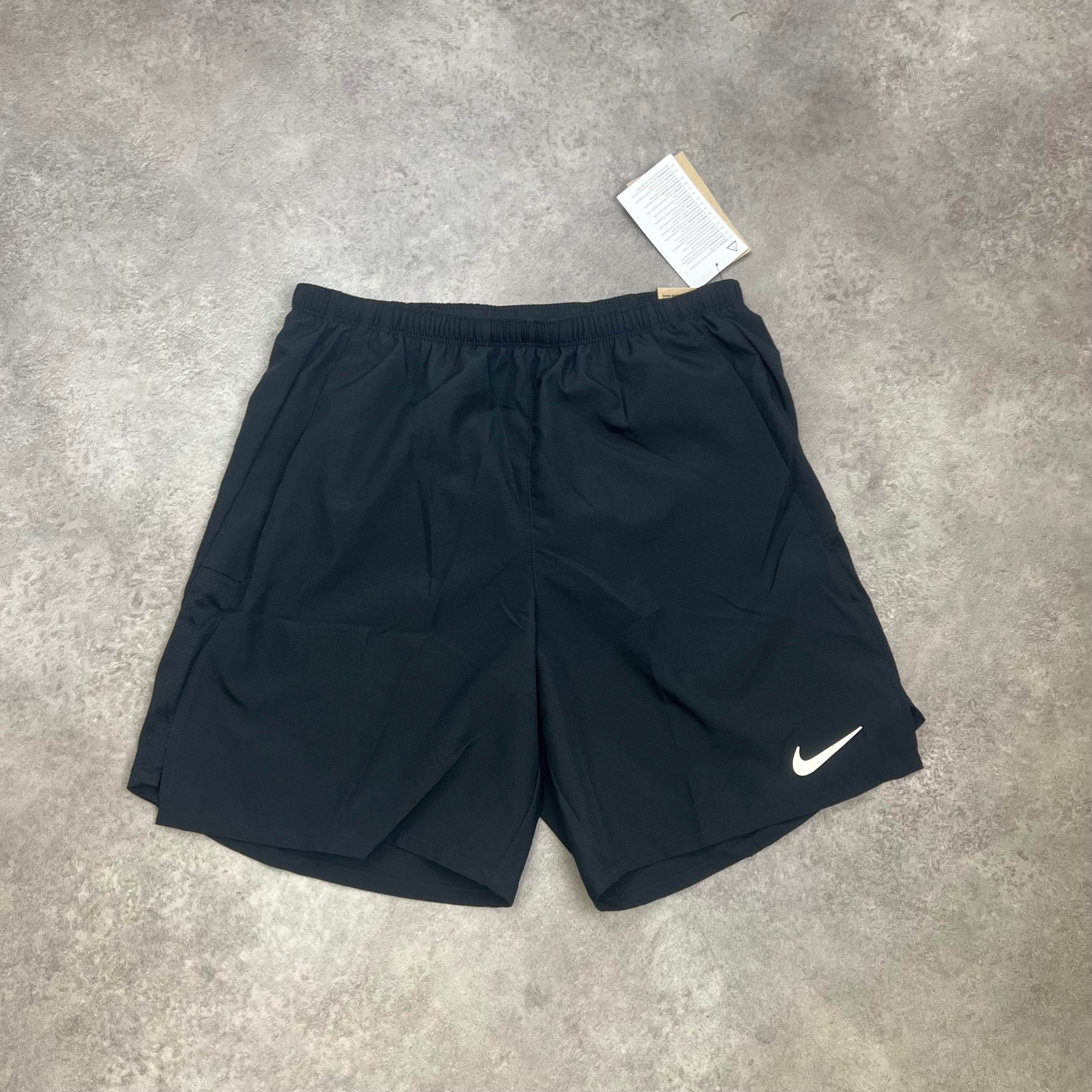 Nike Challenger Shorts 7 Inch Black back view