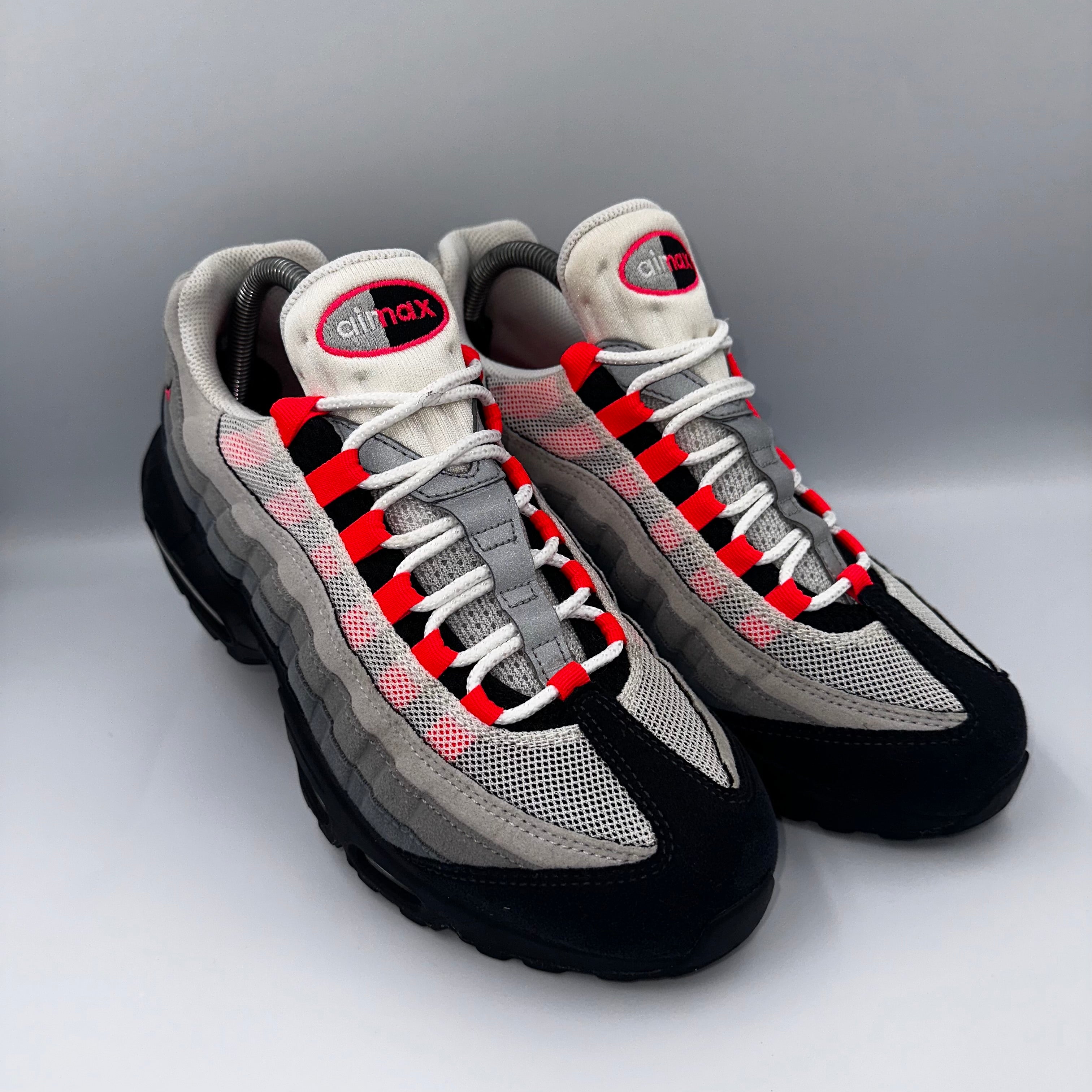Nike Air Max 95 OG Solar Red 2017 UK 7.5 lateral side profile