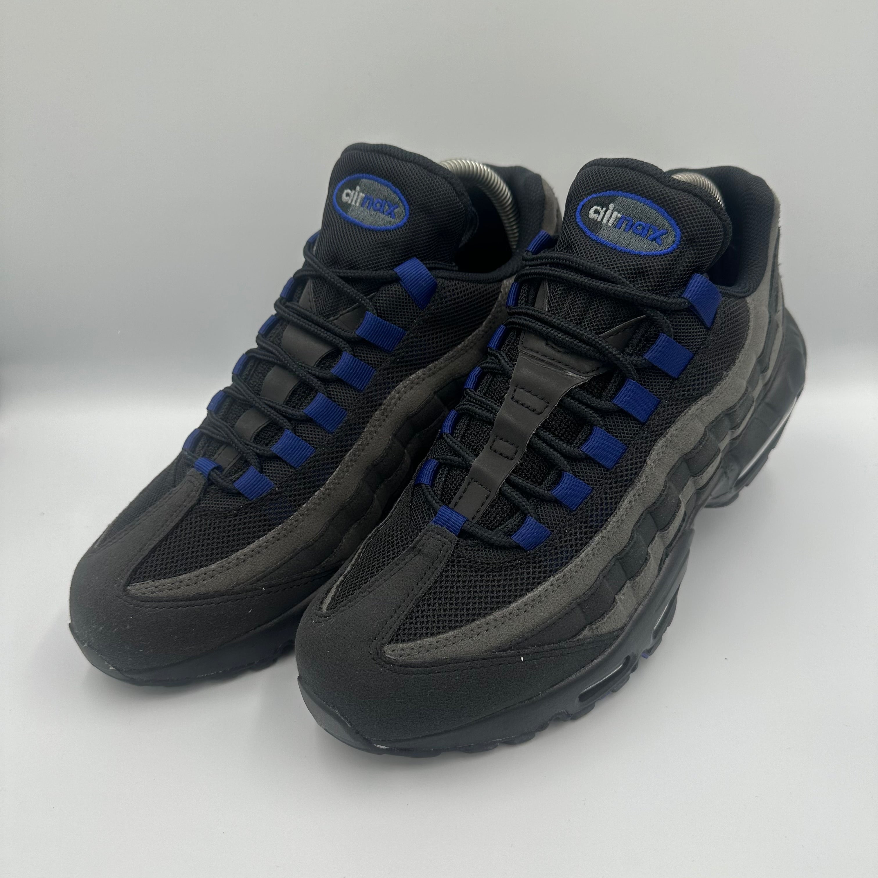 Nike Air Max 95 Black / Deep Royal Blue / Navy Jewel JD Exclusive medial side view