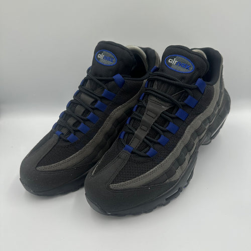 Nike Air Max 95 Black / Deep Royal Blue / Navy Jewel JD Exclusive medial side view