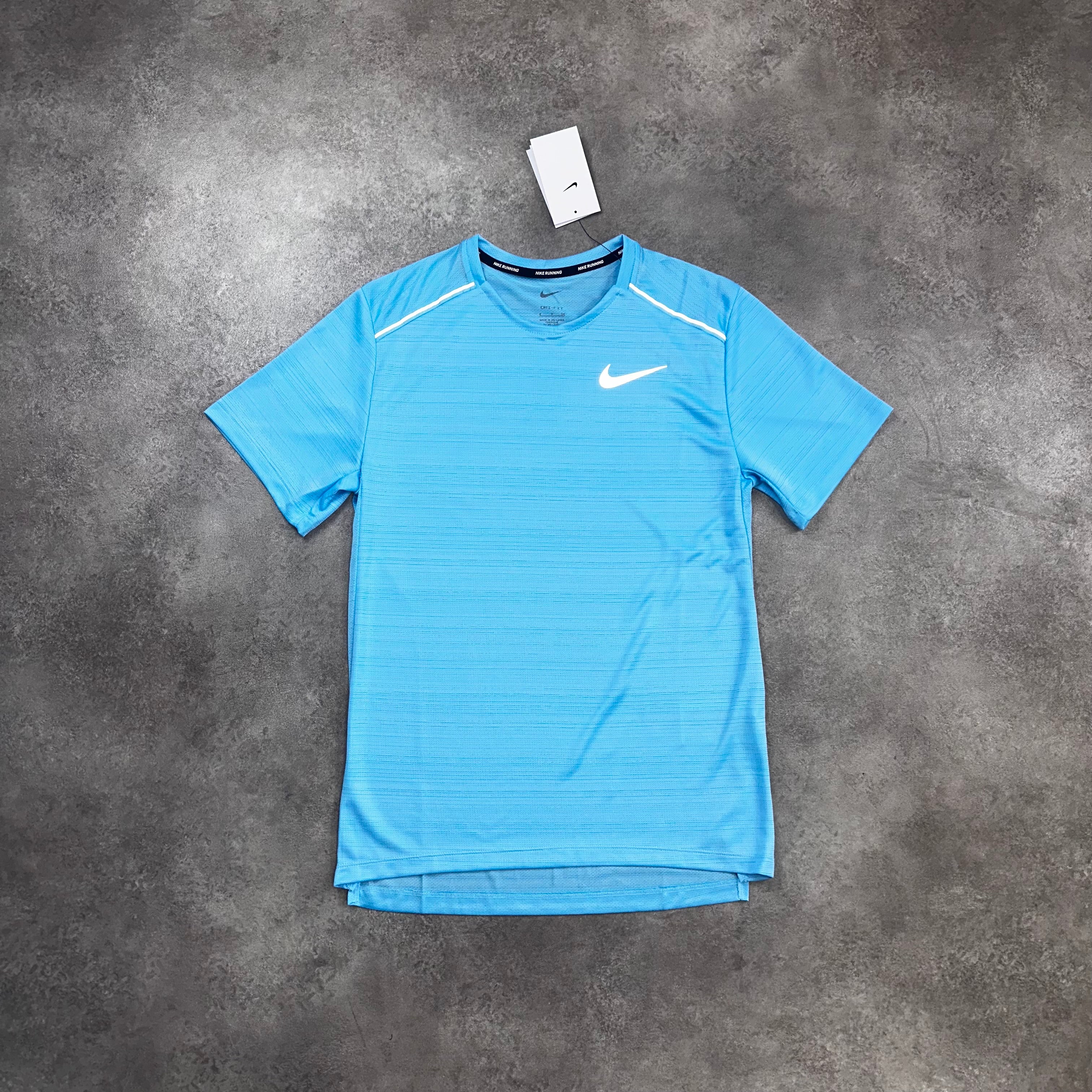 Nike Miler Aquarius Blue front view