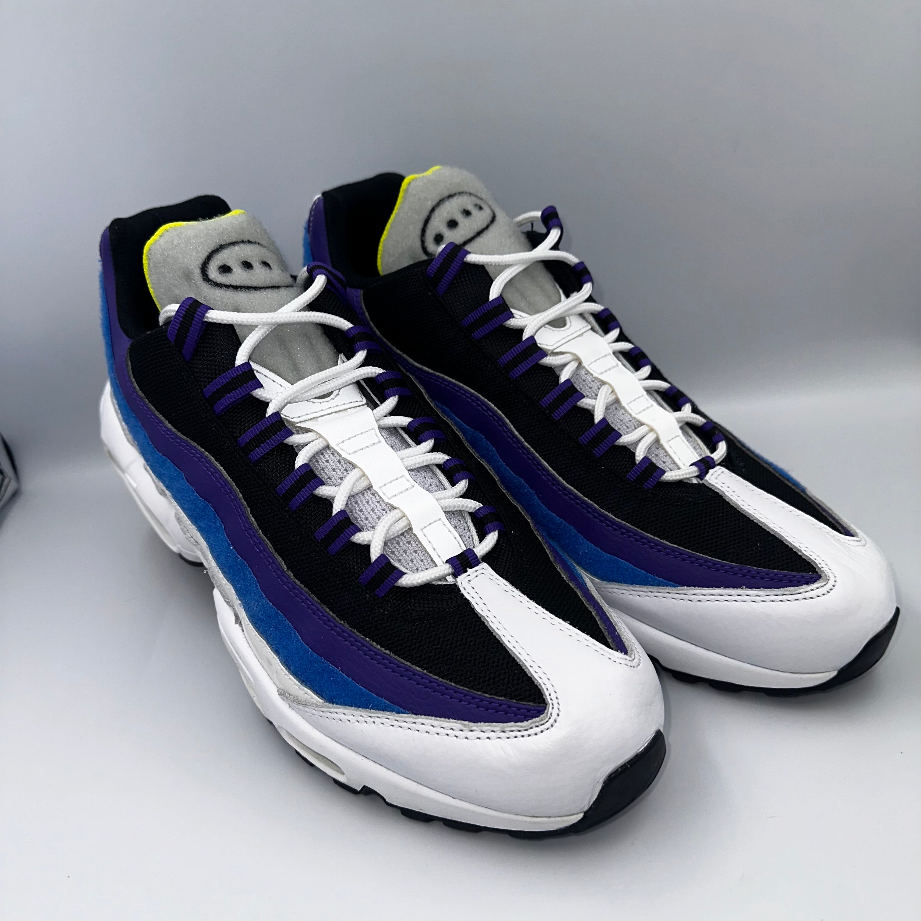 Nike Air Max 95 Kaomoji Velcro Pack UK 12 medial side view