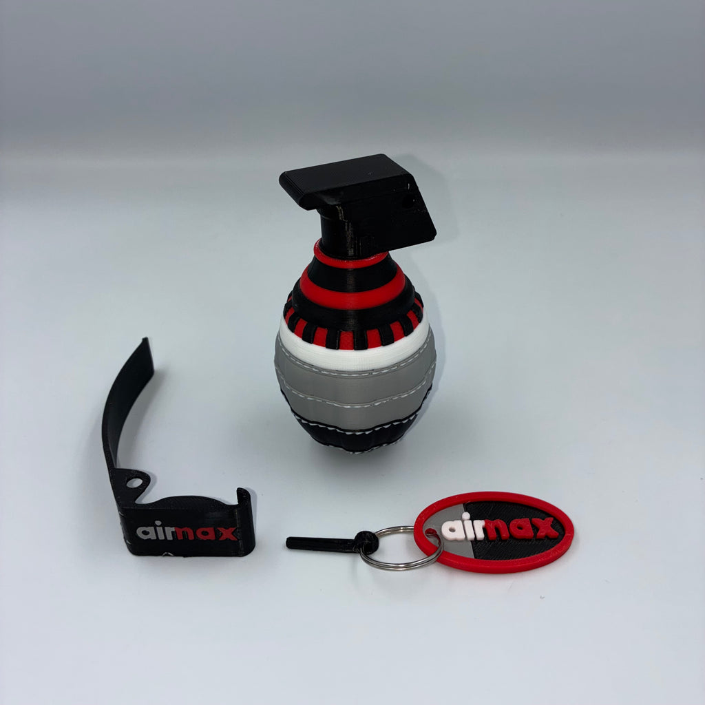 3D AIRMAX INSPIRED GRENADE - SOLAR RED