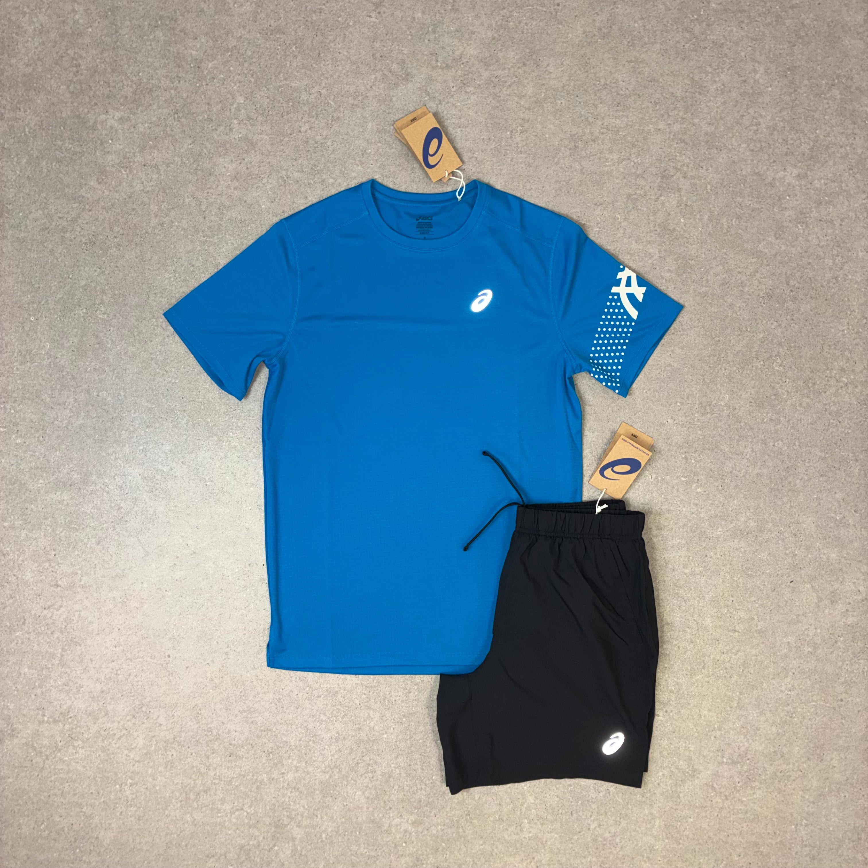 ASICS Icon Set Aegean Blue & Cream / Performance Black