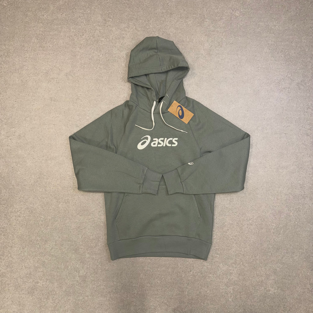 ASICS Logo Fleece Tracksuit – Lichen Green 
