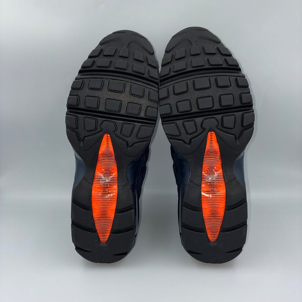 Nike Air Max 95 Retro Logo Obsidian / Total Orange UK 8