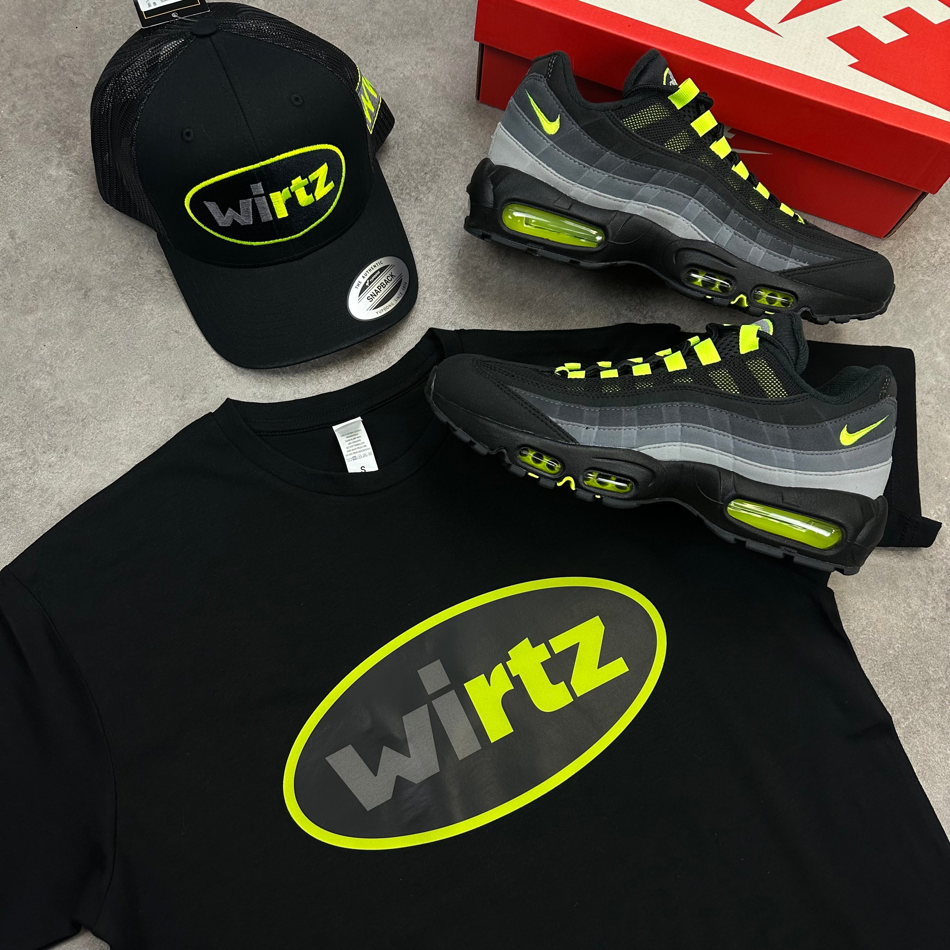 WirtzMax T-shirt - Black flat lay