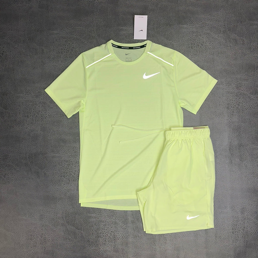 Nike Miler & Challenger Shorts Barely Volt