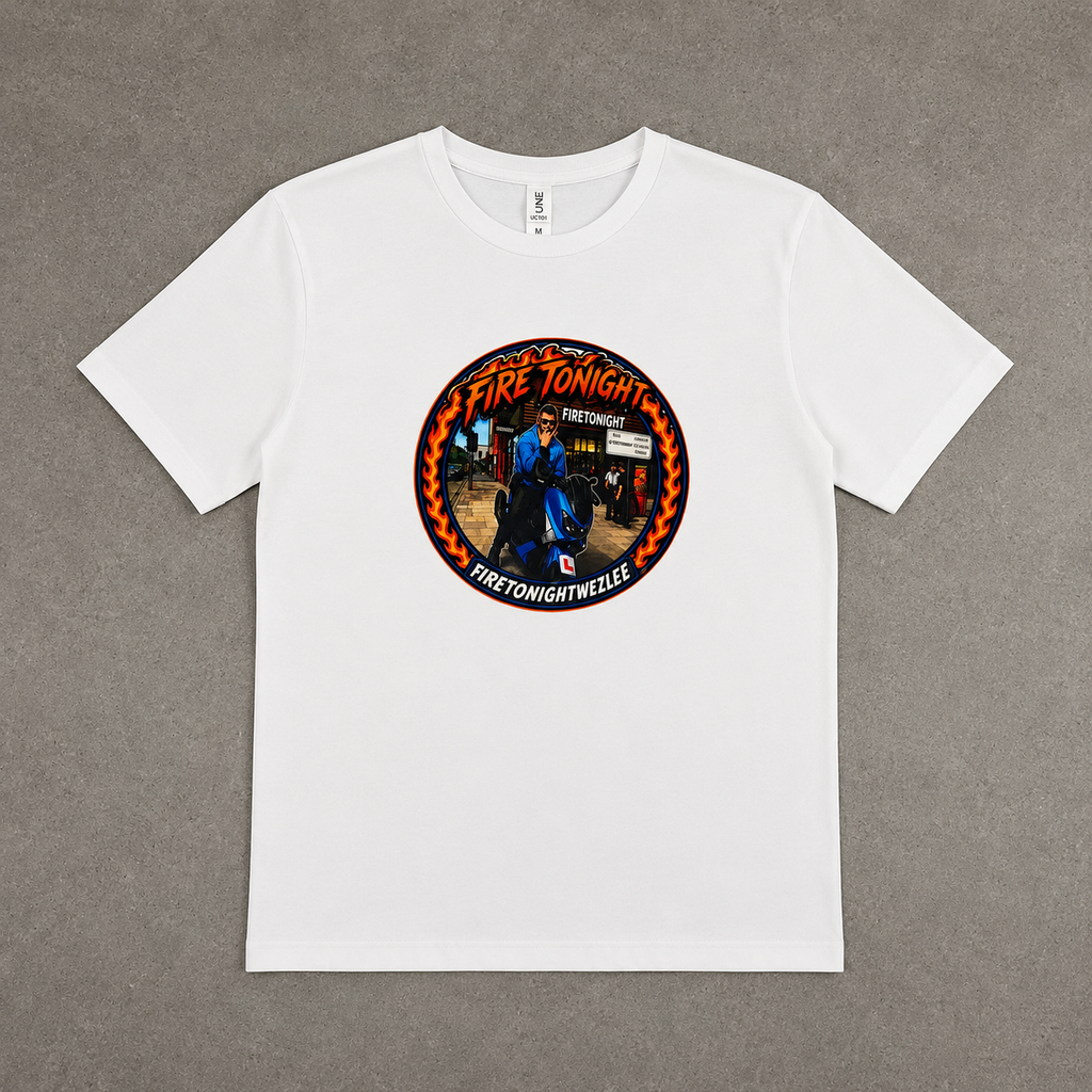 Wezlee Fire Tonight T-Shirt — Vol. 2 - White