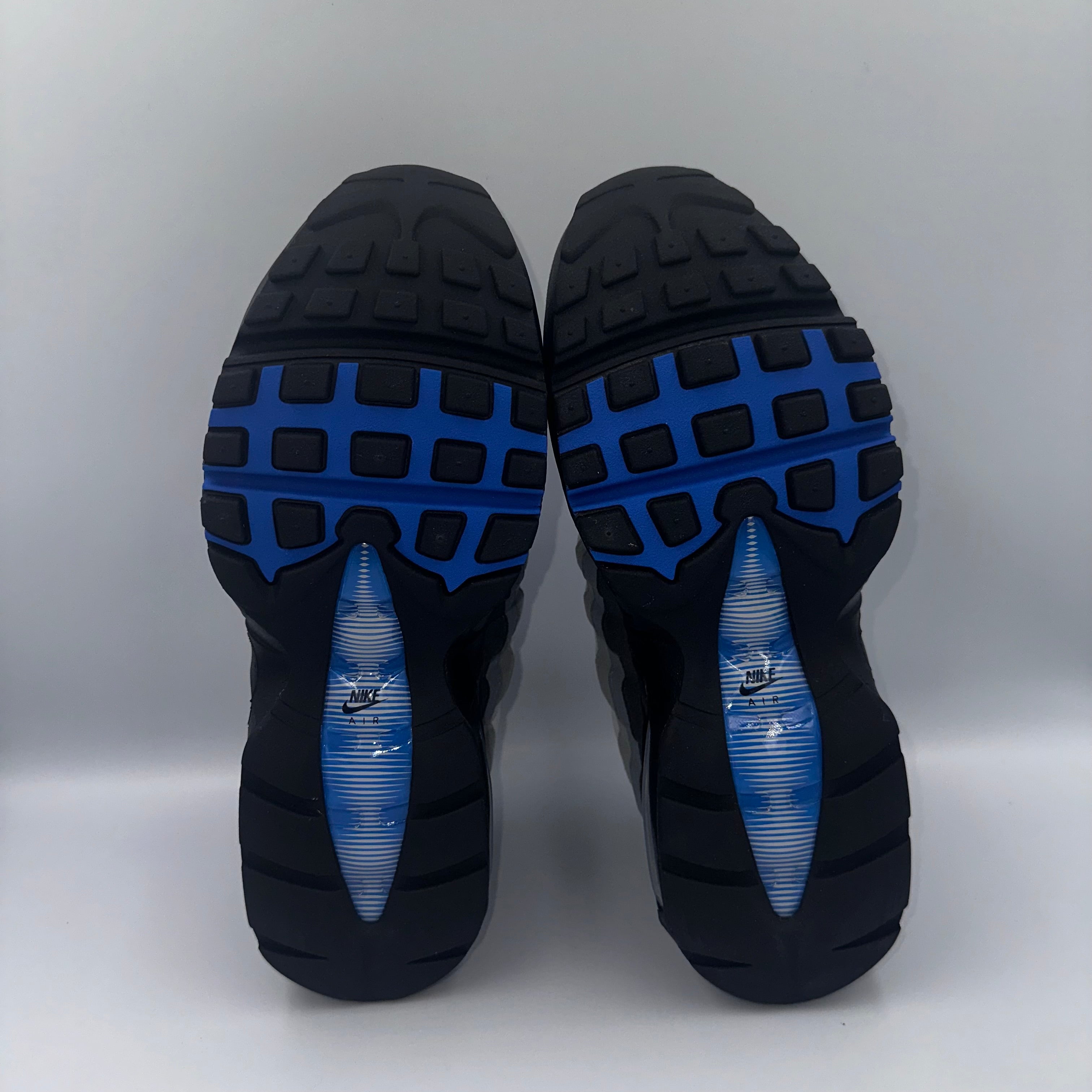 Nike Air Max 95 OG Spark Blue 2025 “Big Bubble” heel and counter detail