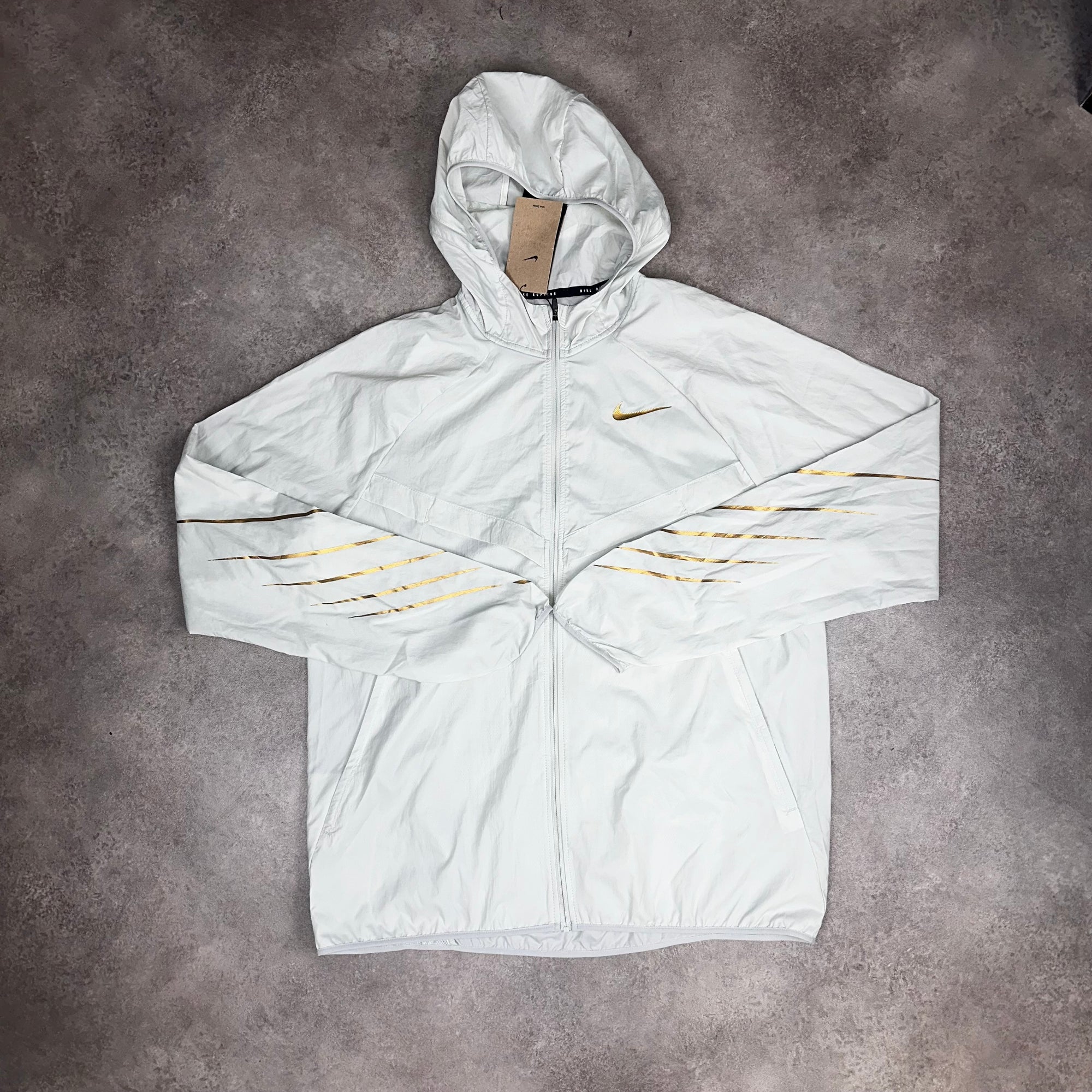 Nike x Jakob Windbreaker Light Silver / Metallic Gold