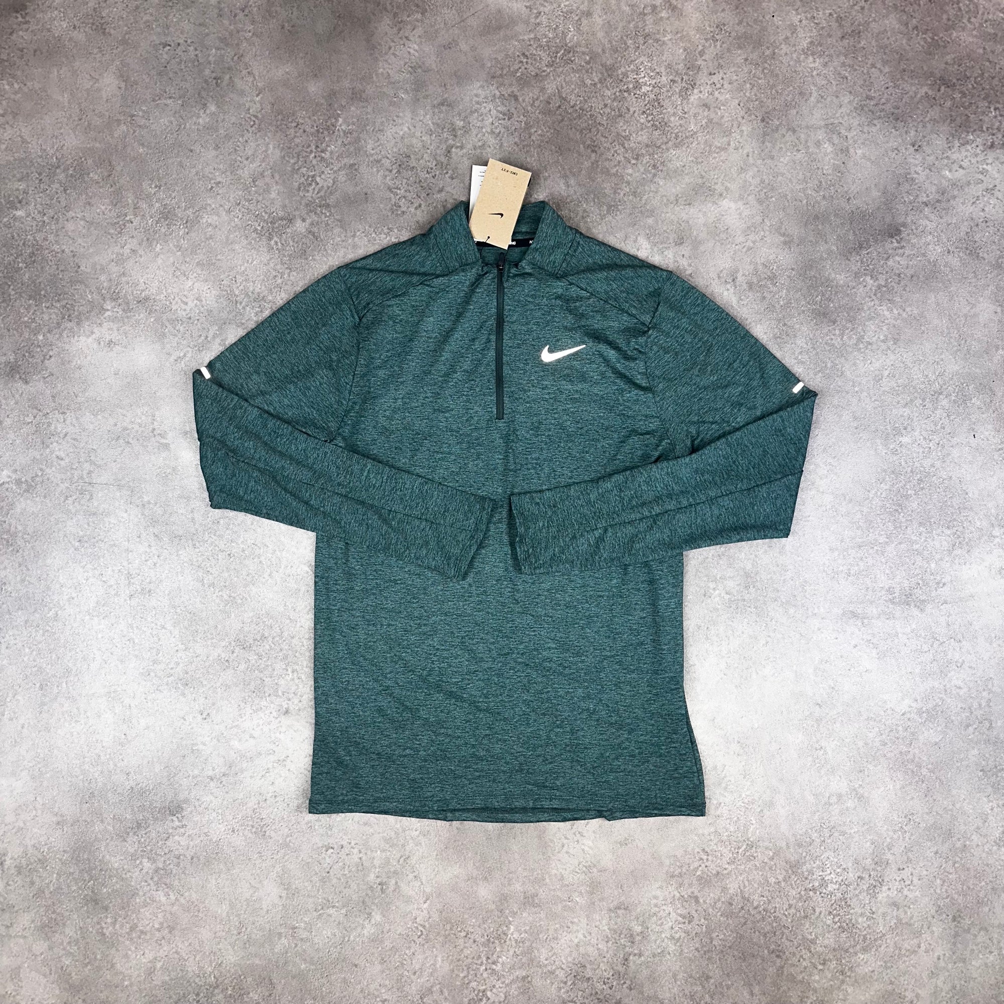 Nike Element Half Zip Vintage Green