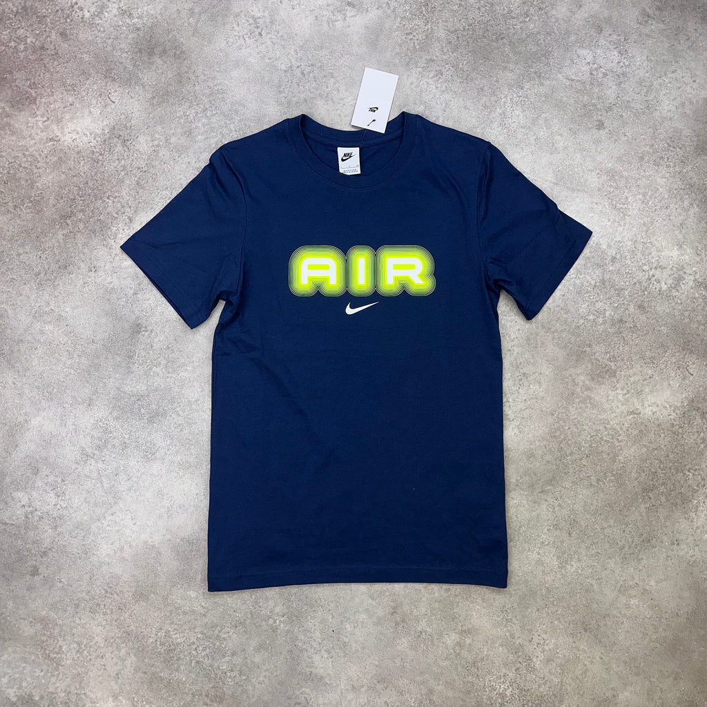 Nike Lifestyle Midnight Navy / Volt front view