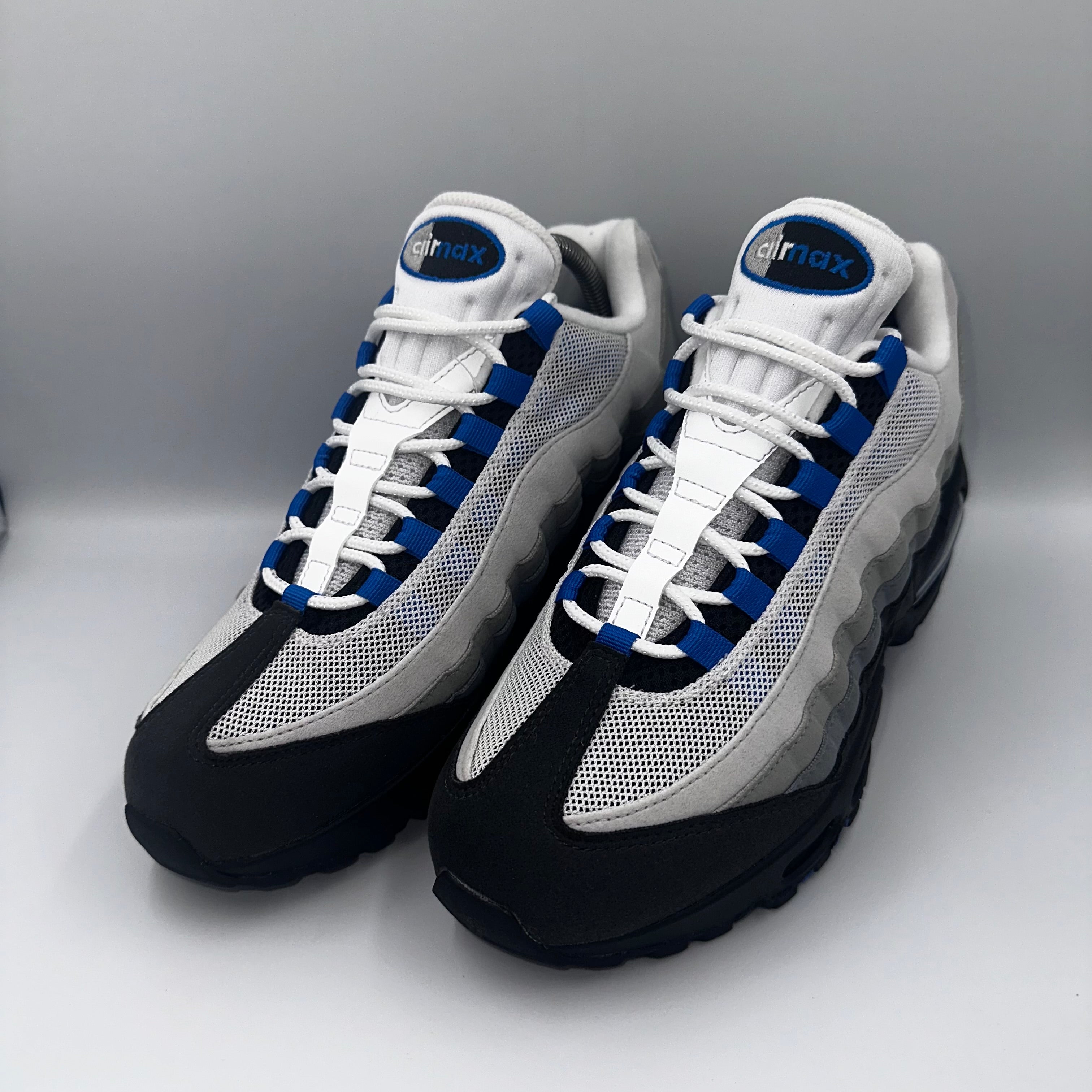 Nike Air Max 95 OG Spark Blue 2025 “Big Bubble” medial side view