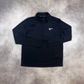 Nike Half Zip Black front view