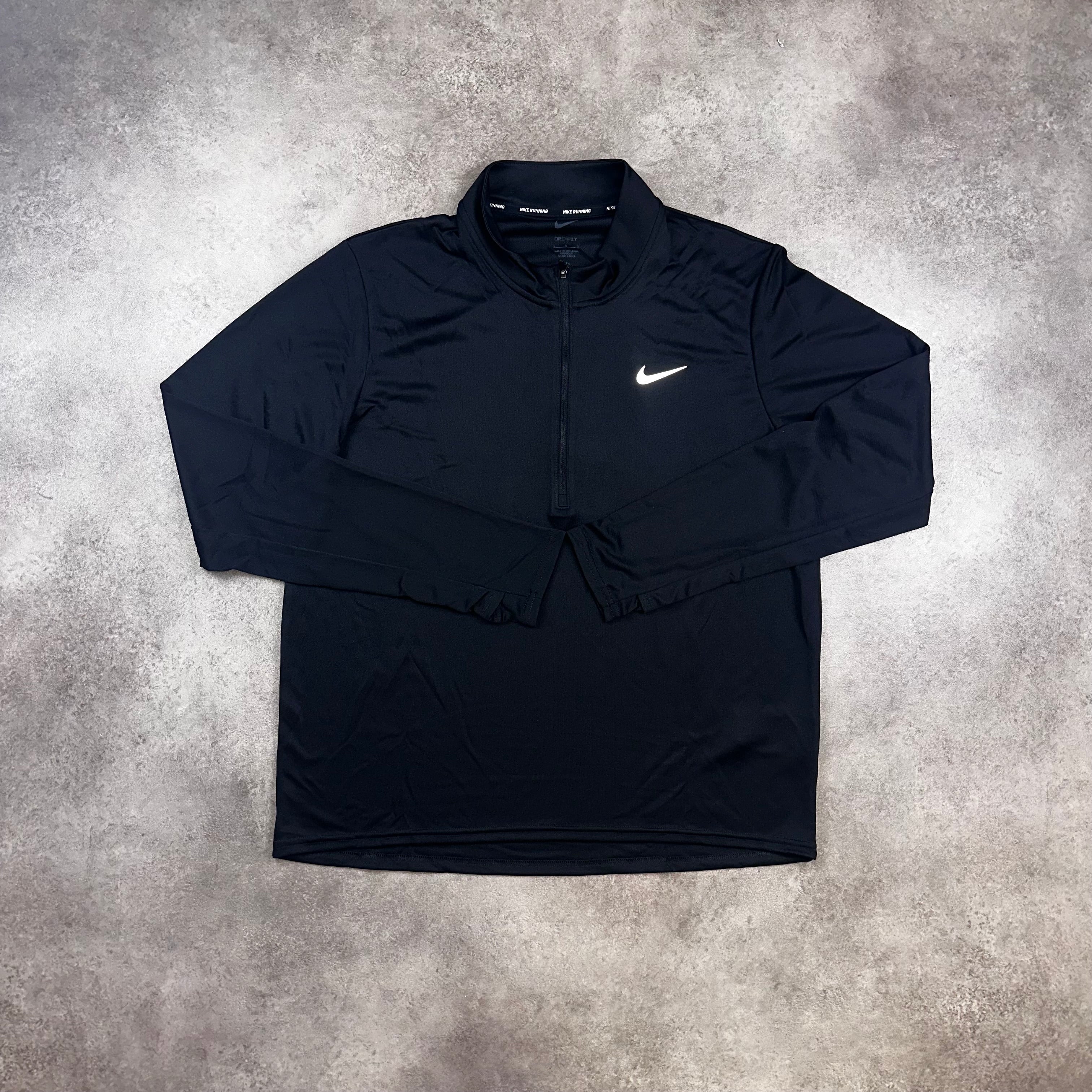 Nike Half Zip Black front view