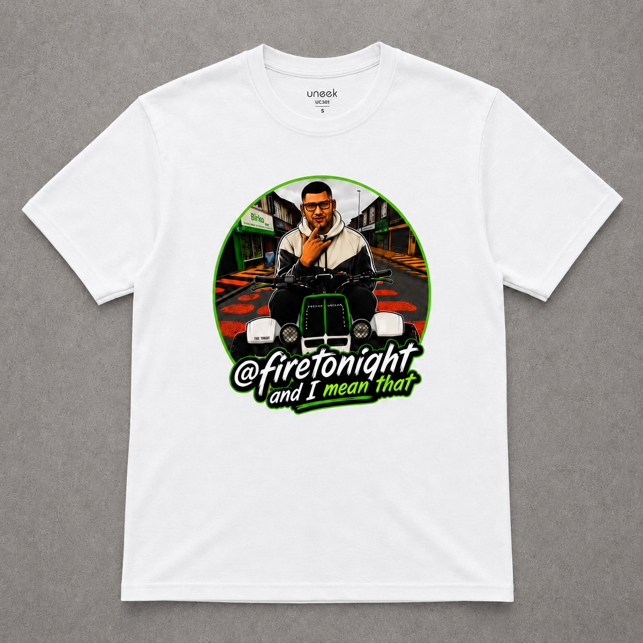 Fire Tonight T-Shirt - White