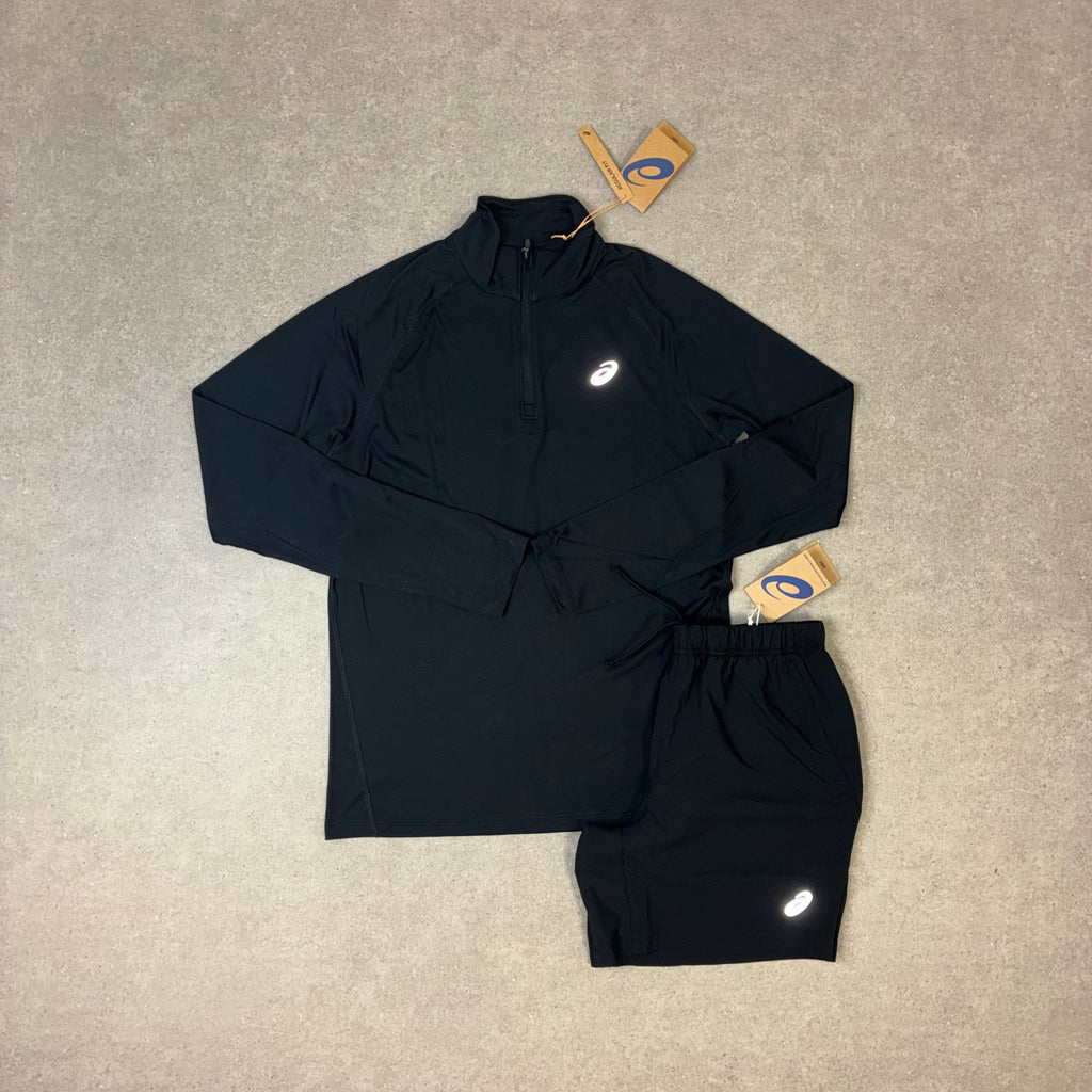 ASICS Sport Half Zip Performance Black