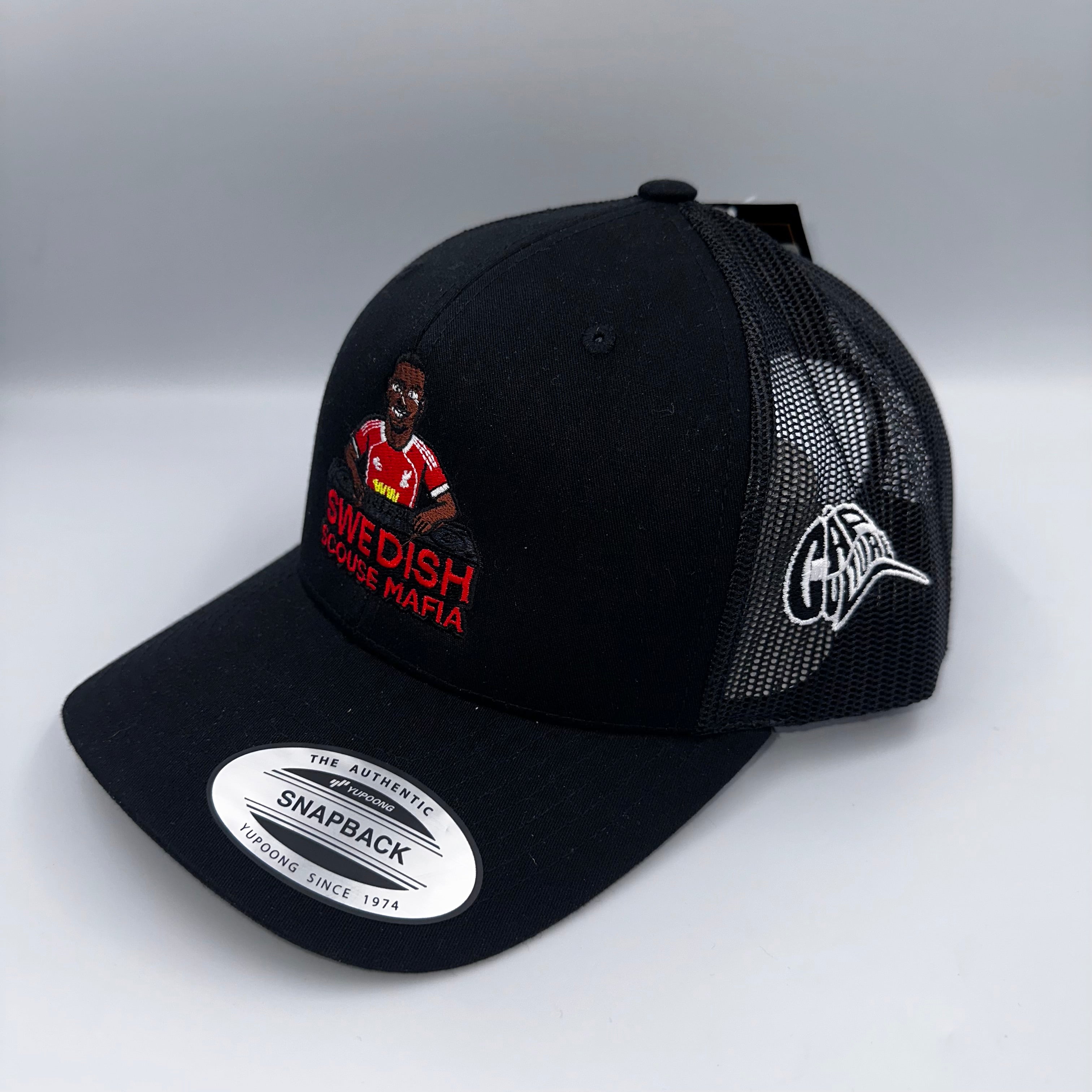 Swedish Scouse Mafia Cap - Black back view