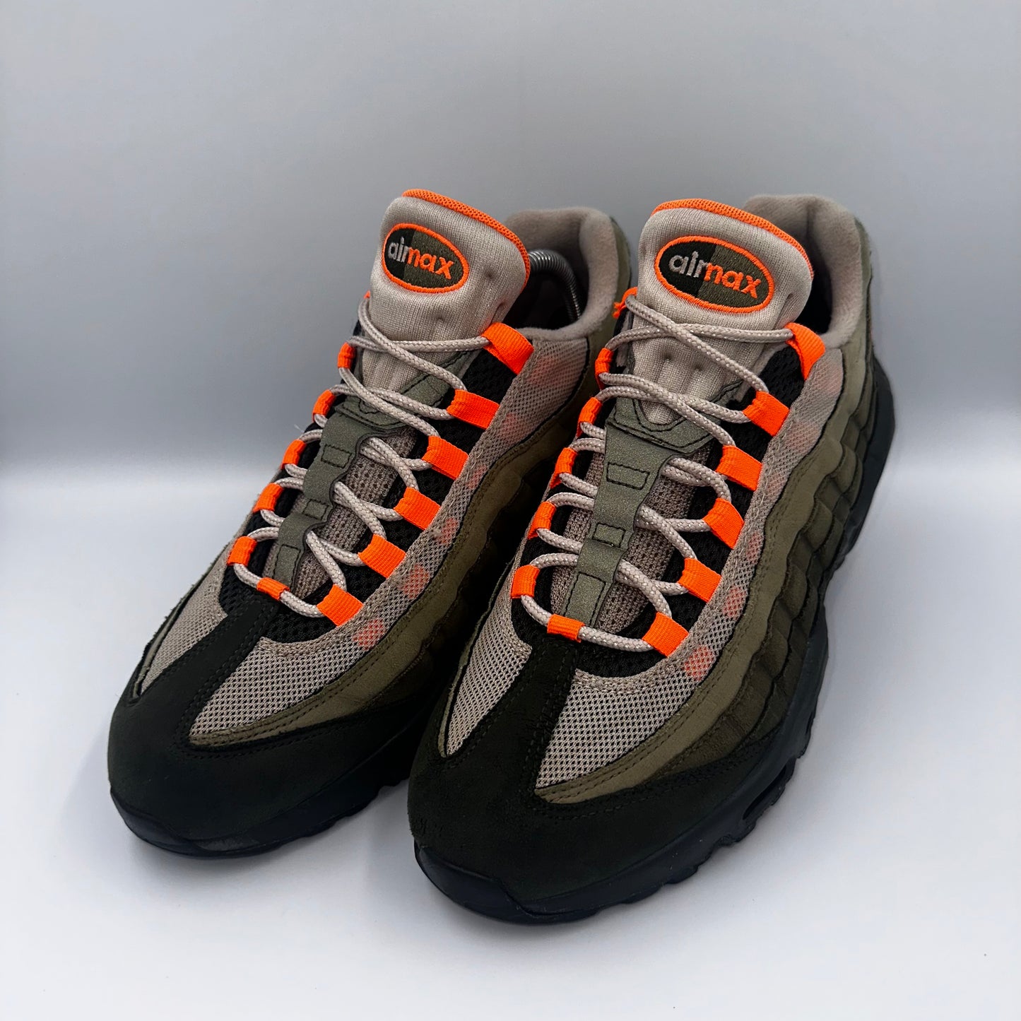 Nike Air Max 95 Neutral Olive / Total Orange UK 9