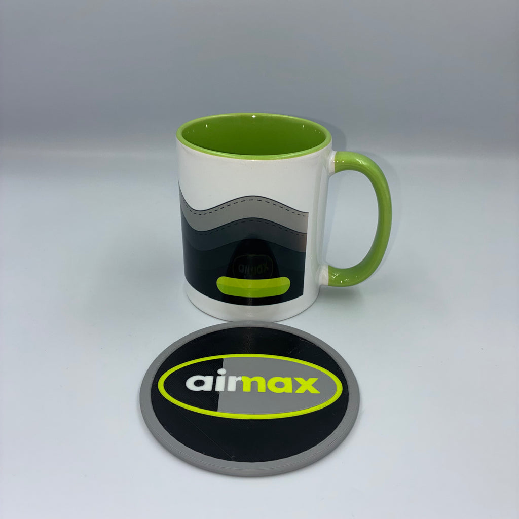 AIRMAX 95 INSPIRED MUG & COASTER - NEON