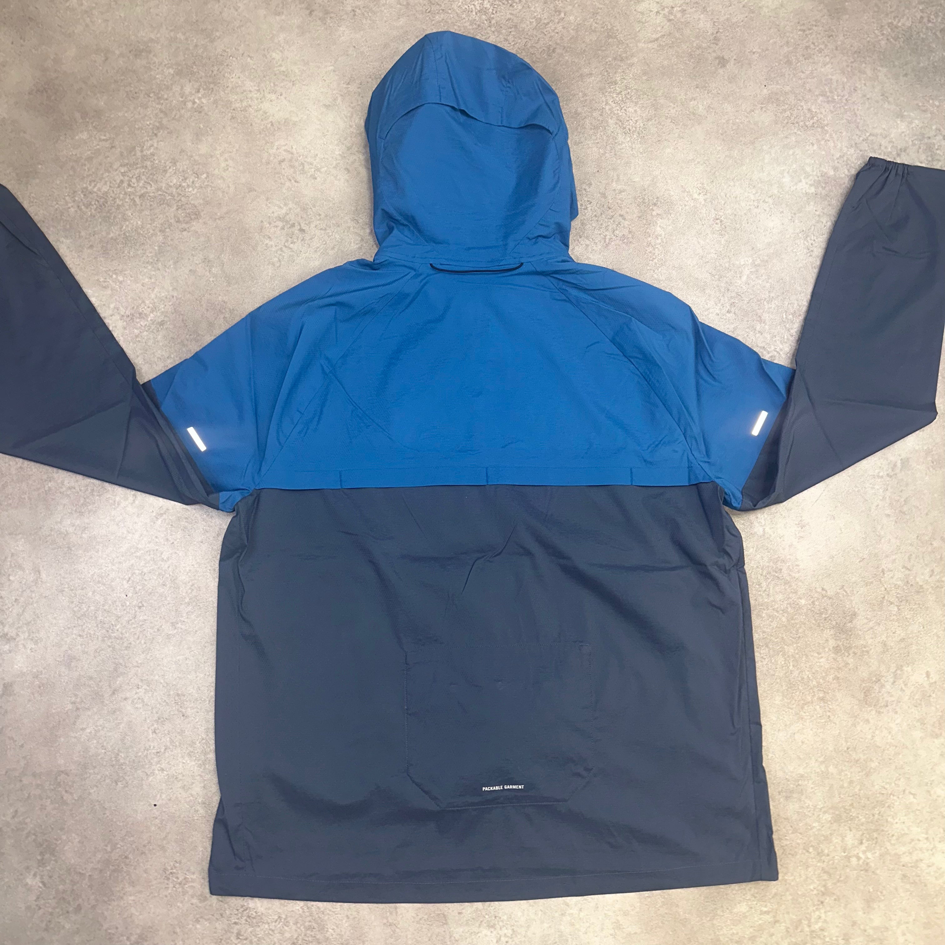 Nike Windbreaker Jacket Spark / Thunder Blue back view