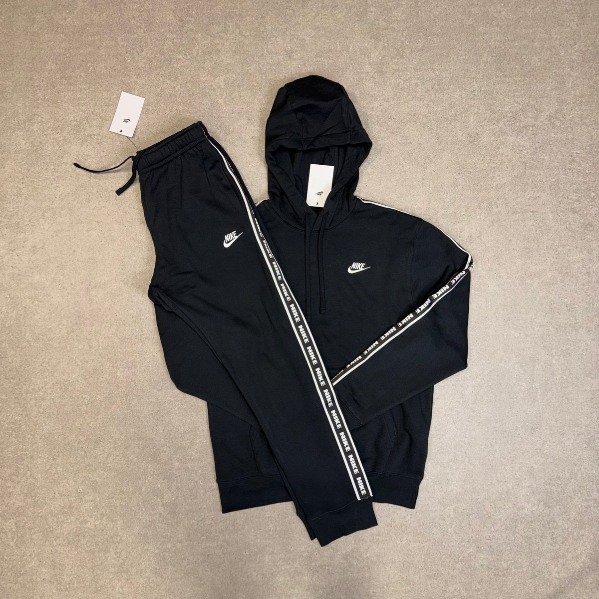Nike Club Fleece Tracksuit Black