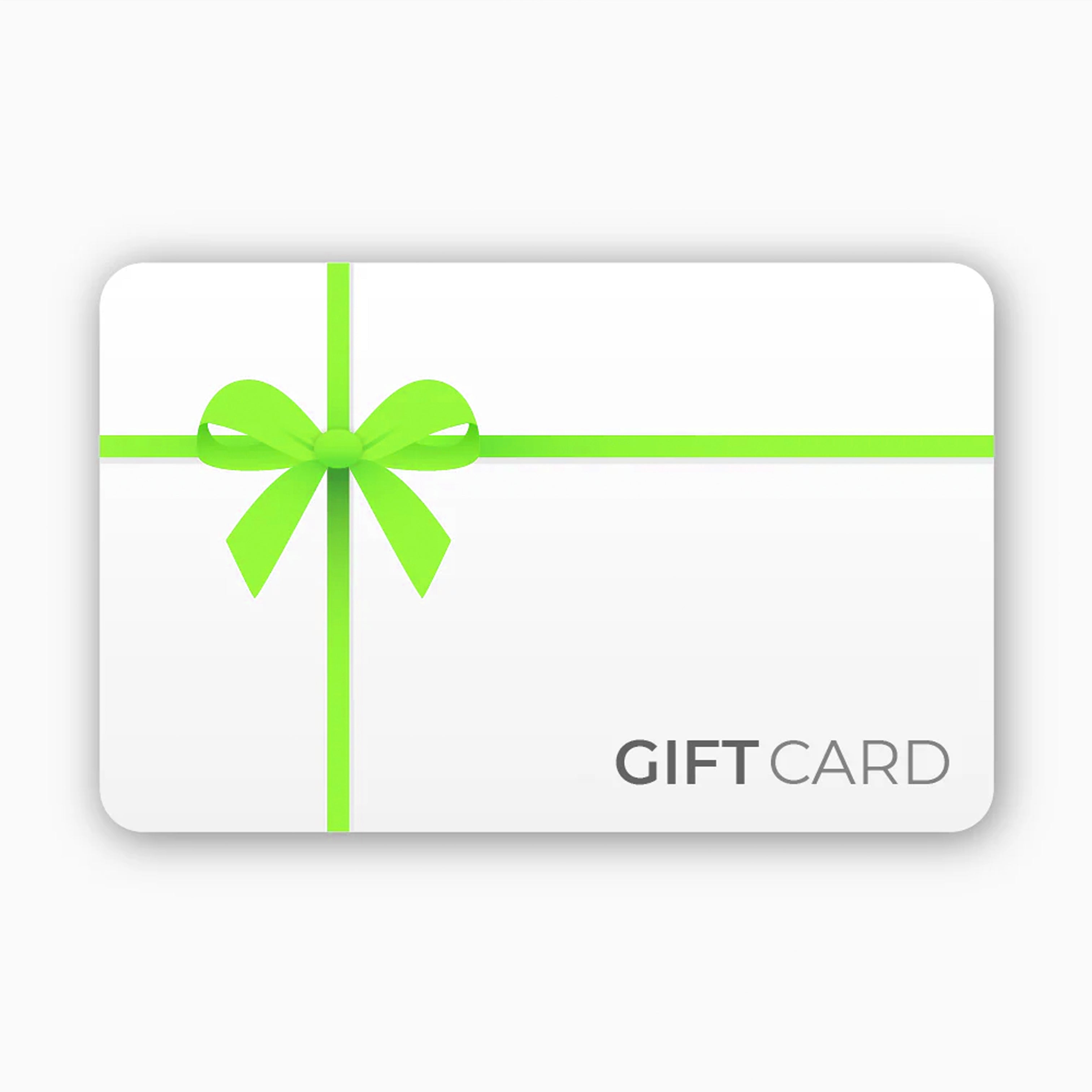 Gift Card front view